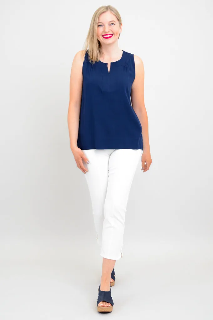 Scarlette Tank, Indigo, Linen Bamboo sold by Blue Sky product image thumbnail 2