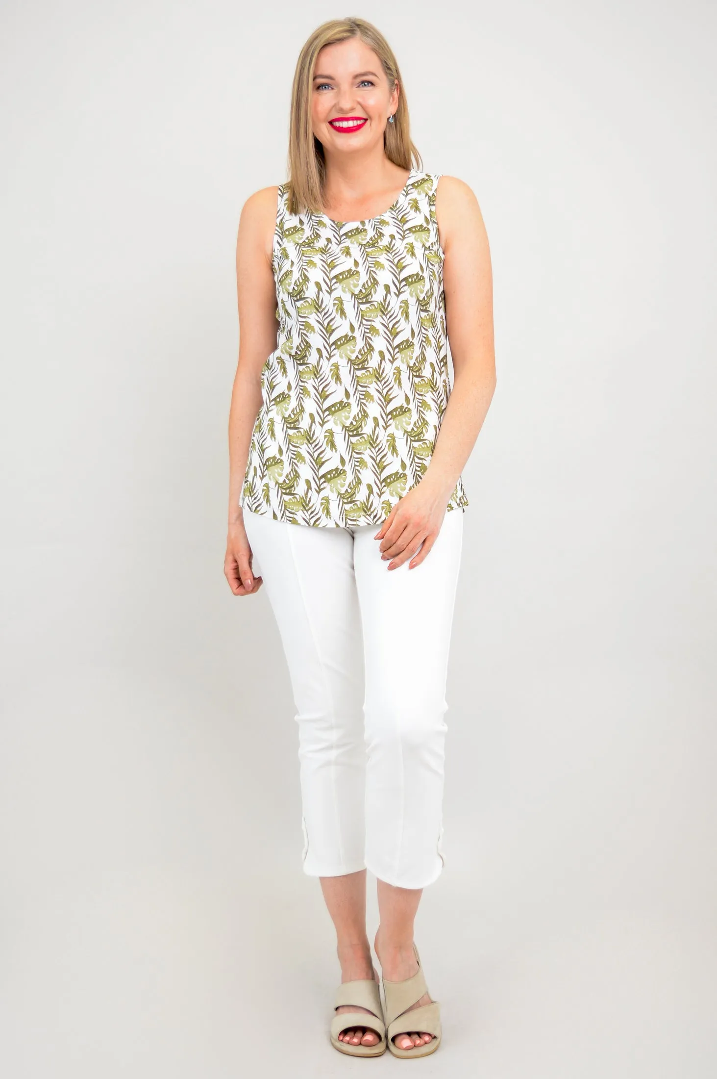 Dena Tank, Panama, Linen Bamboo - Final Sale sold by Blue Sky product image thumbnail 4