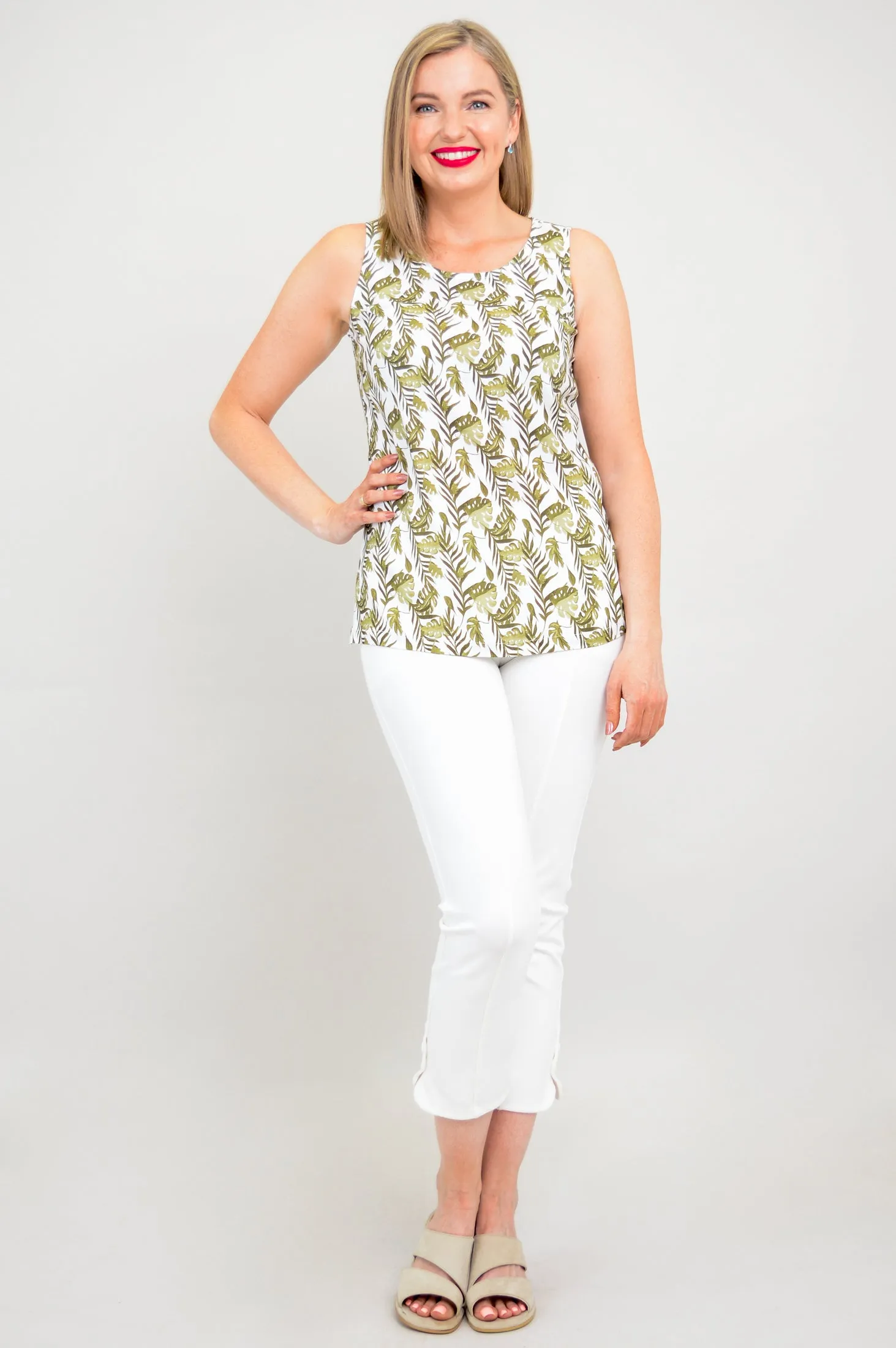 Dena Tank, Panama, Linen Bamboo - Final Sale sold by Blue Sky product image thumbnail 3