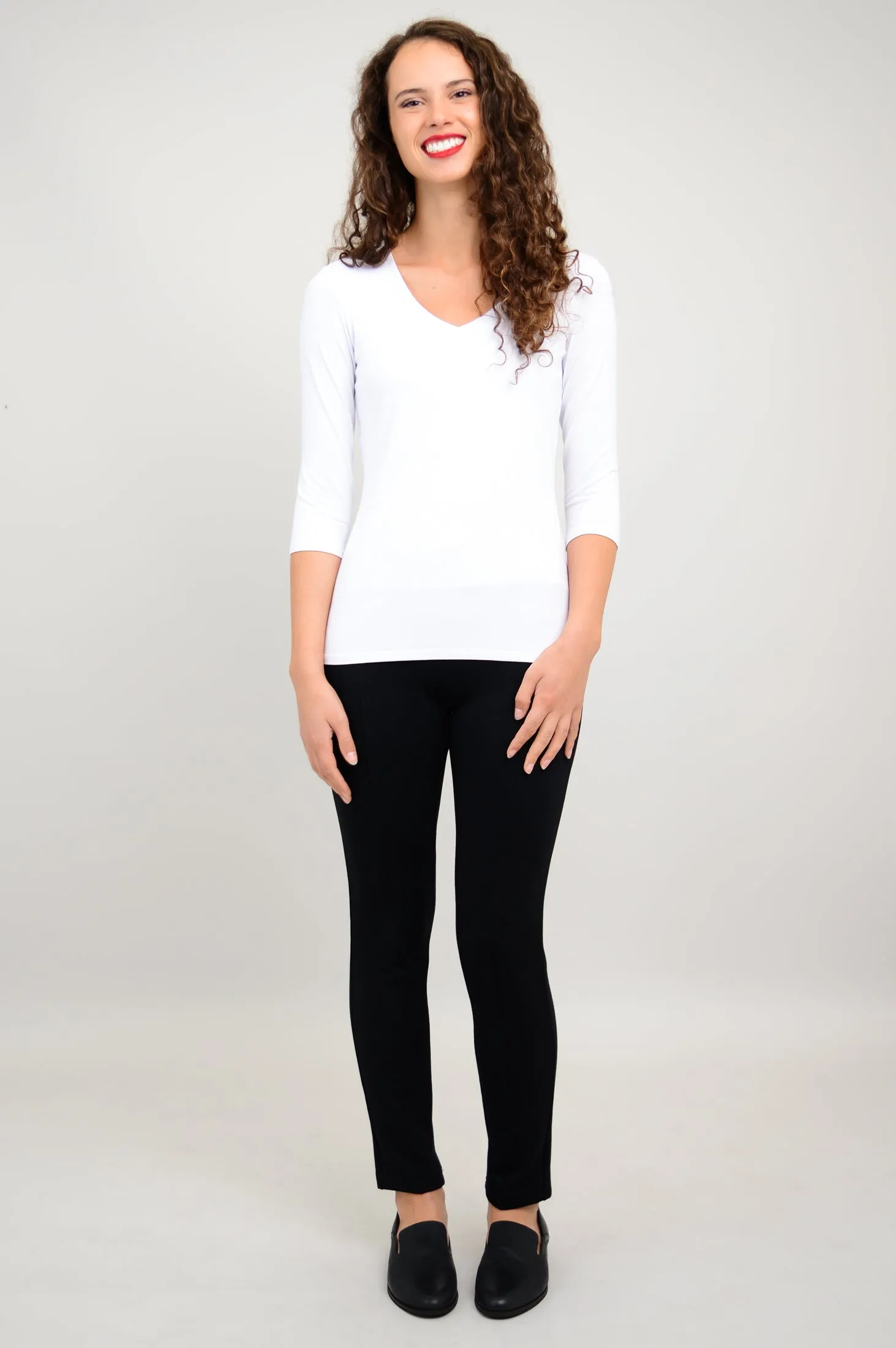 Mia Top, Snow White, Bamboo sold by Blue Sky product image thumbnail 5