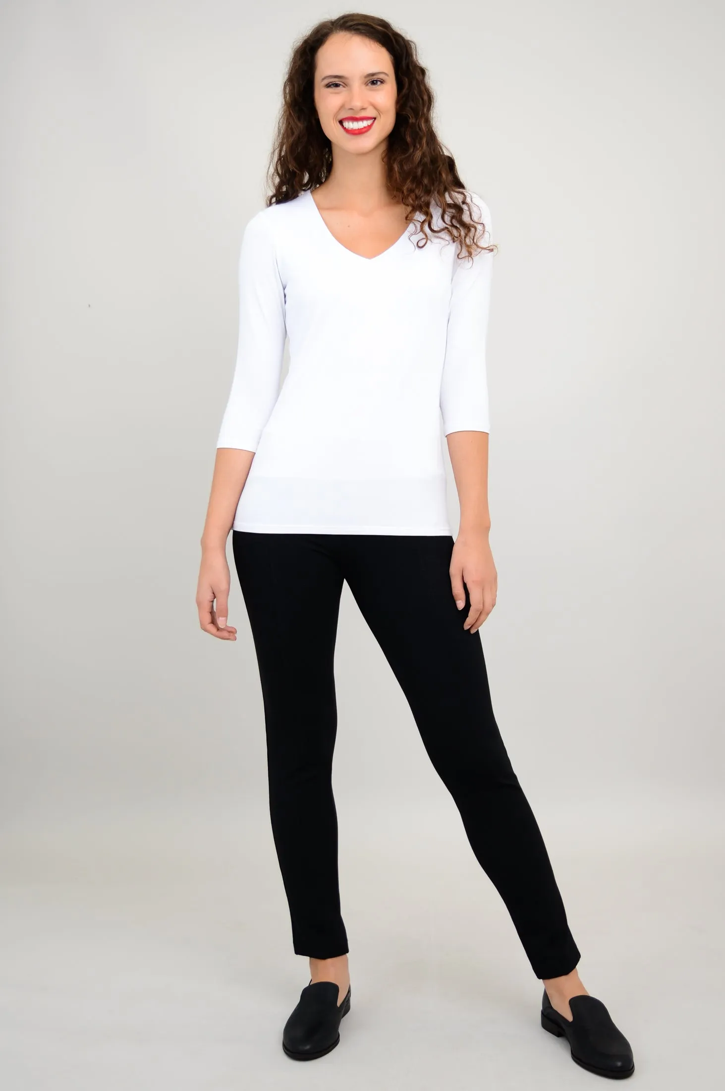 Mia Top, Snow White, Bamboo sold by Blue Sky product image thumbnail 4