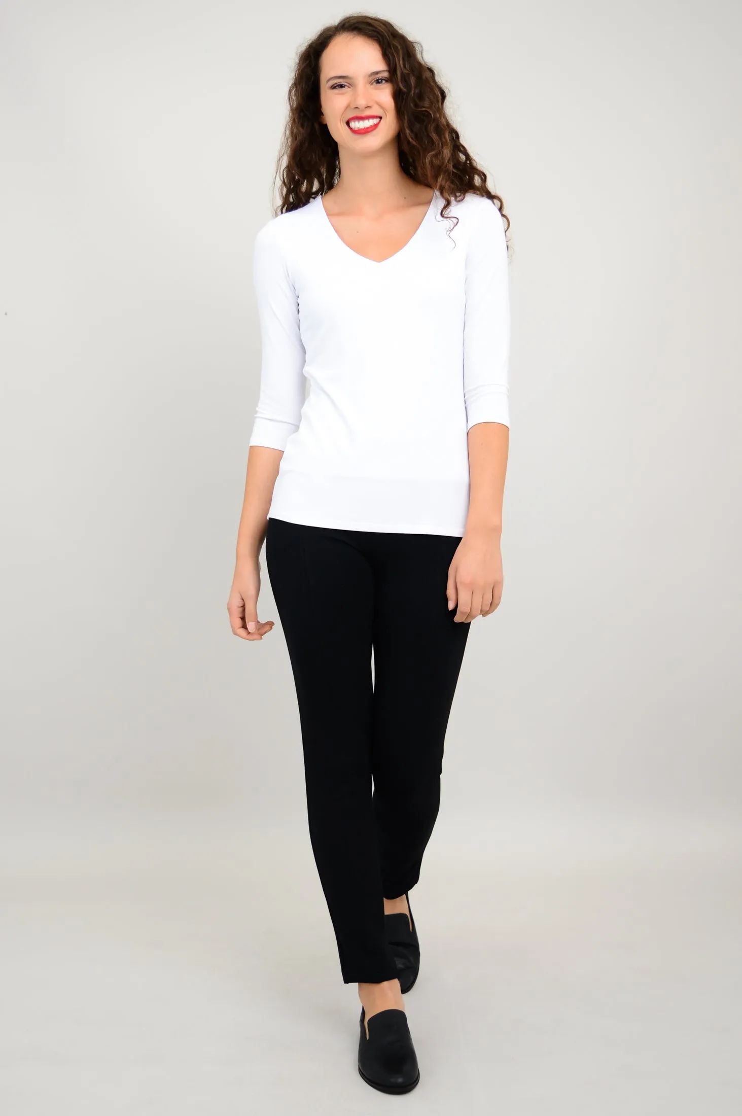 Mia Top, Snow White, Bamboo sold by Blue Sky product image thumbnail 3