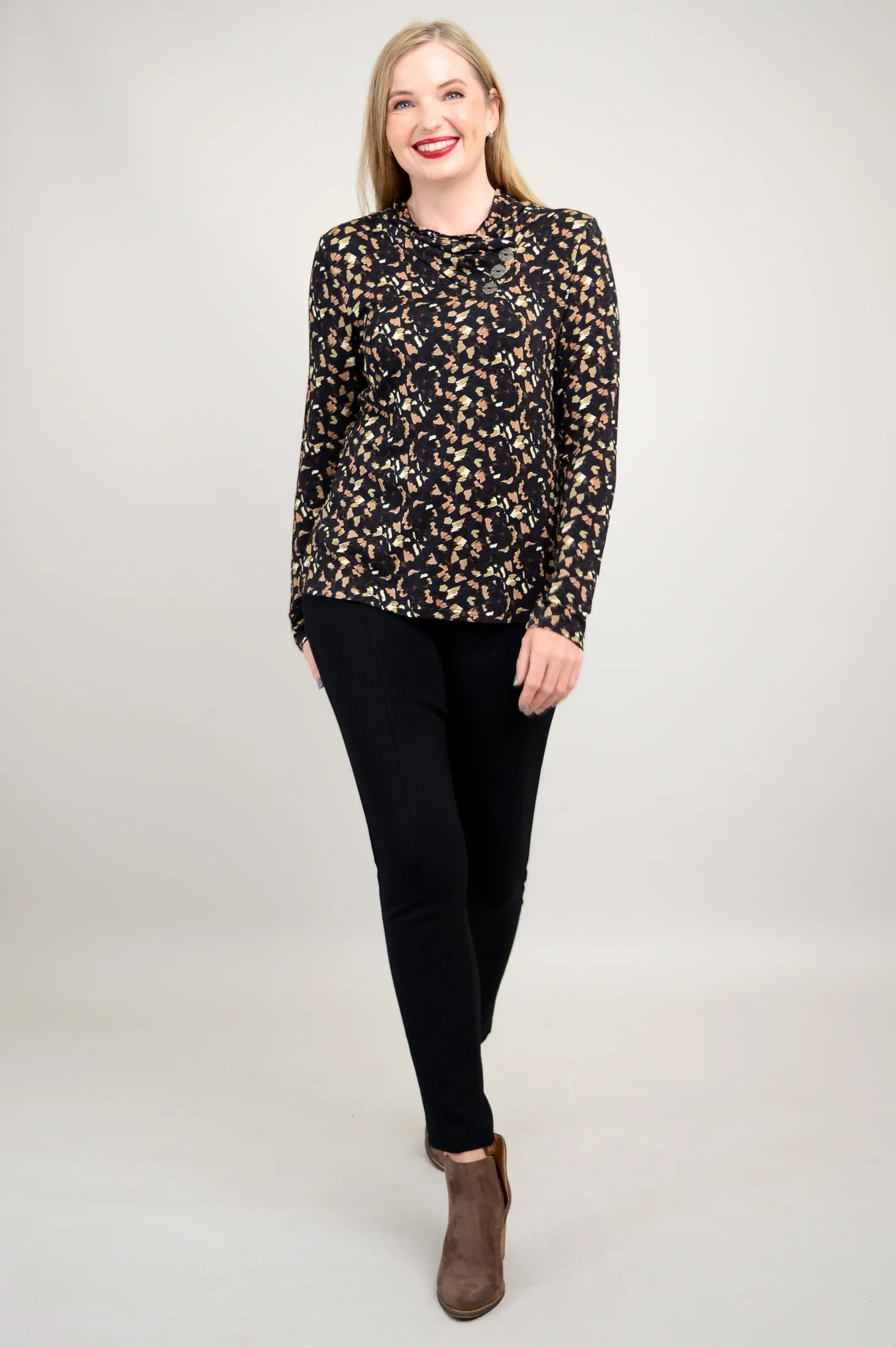 Trinity L/S Top, Calico, Bamboo - Final Sale sold by Blue Sky product image thumbnail 2