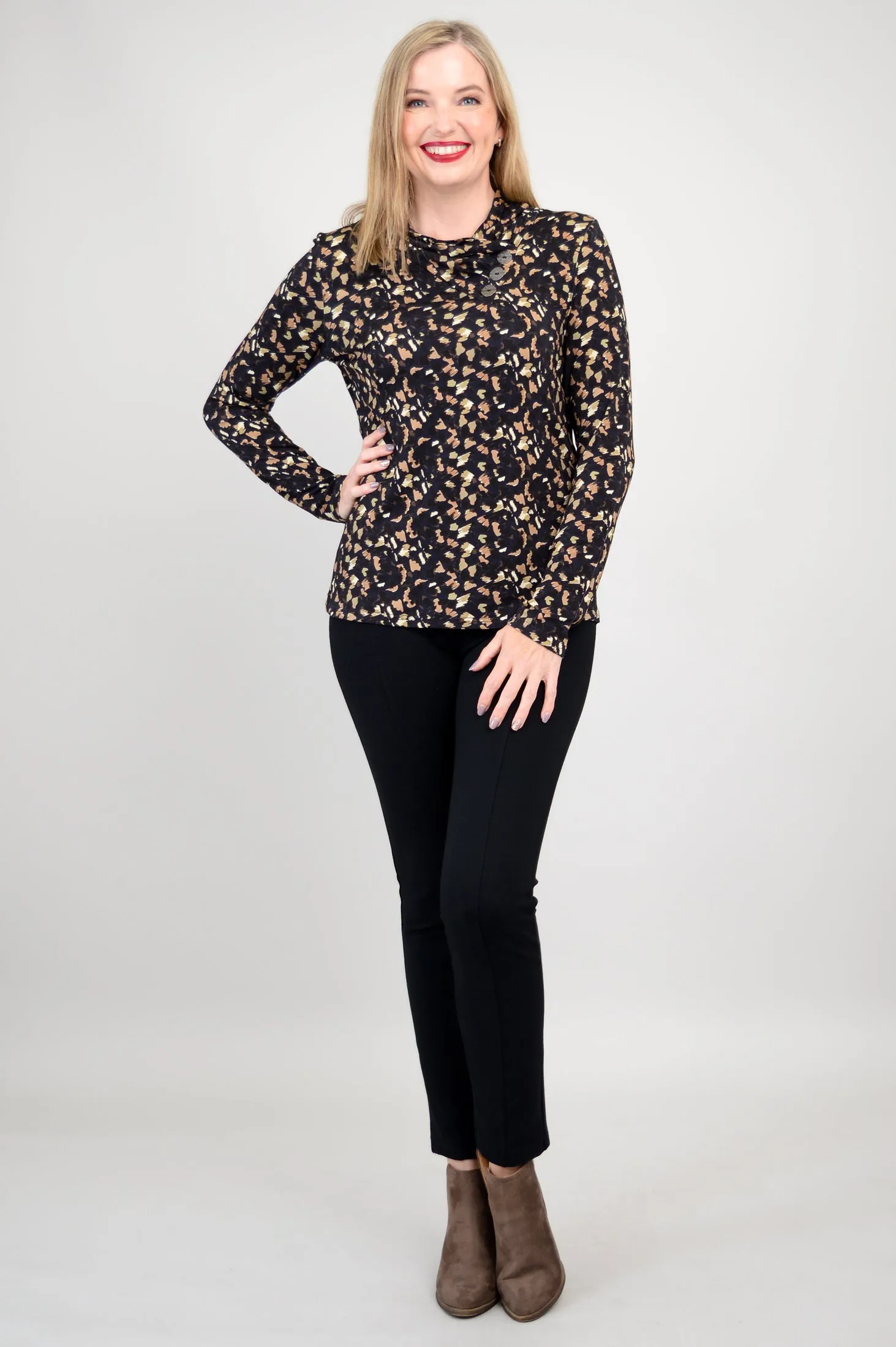 Trinity L/S Top, Calico, Bamboo - Final Sale sold by Blue Sky product image thumbnail 3