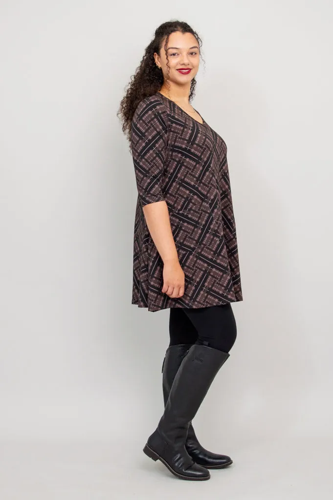 Veronica Tunic, Rich Plaid, Bamboo - Final Sale sold by Blue Sky product image thumbnail 5