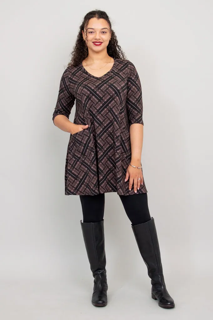 Veronica Tunic, Rich Plaid, Bamboo - Final Sale sold by Blue Sky product image thumbnail 3
