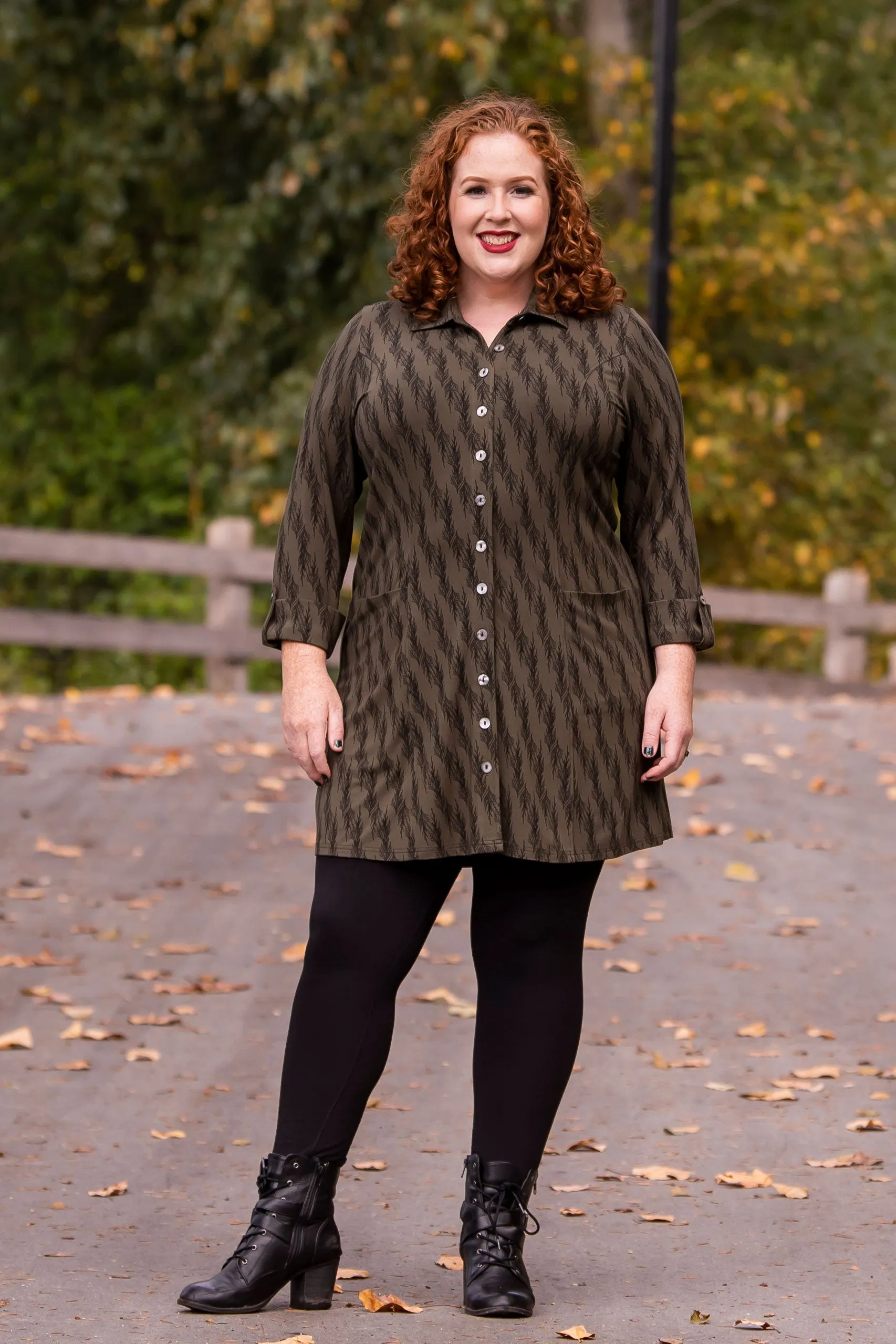 Charlie Tunic, Cedar Forest, Bamboo - Final Sale sold by Blue Sky product image thumbnail 2
