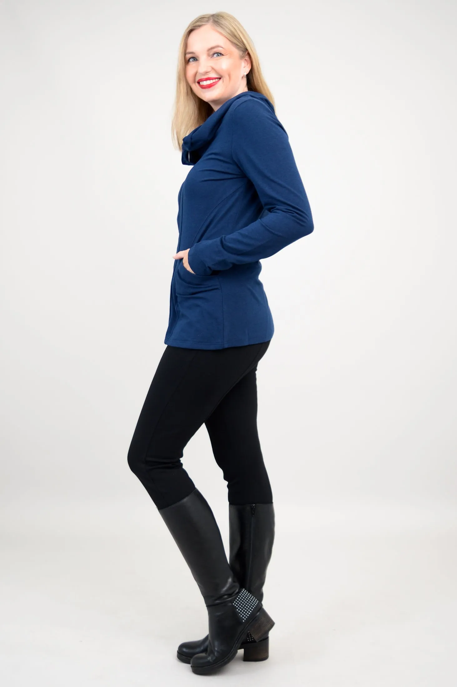 Seymour Jacket, Indigo, Bamboo sold by Blue Sky product image thumbnail 3