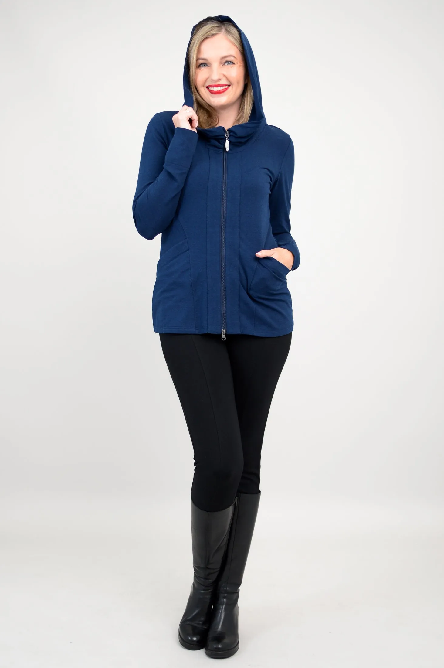 Seymour Jacket, Indigo, Bamboo sold by Blue Sky product image thumbnail 2