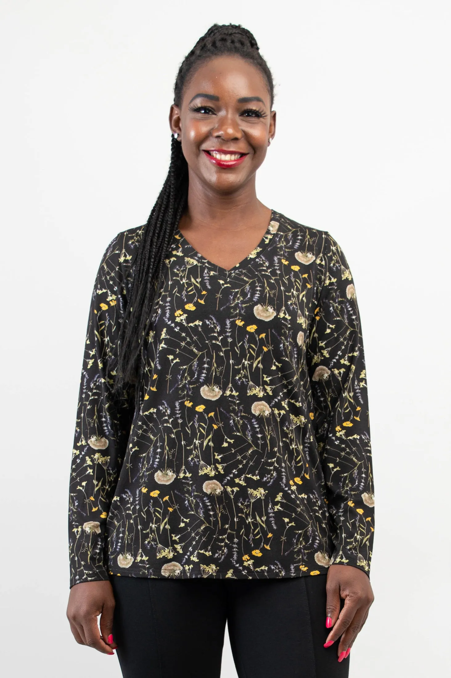 Peace Long Sleeve Top, Idaho Peak, Bamboo - Final Sale sold by Blue Sky