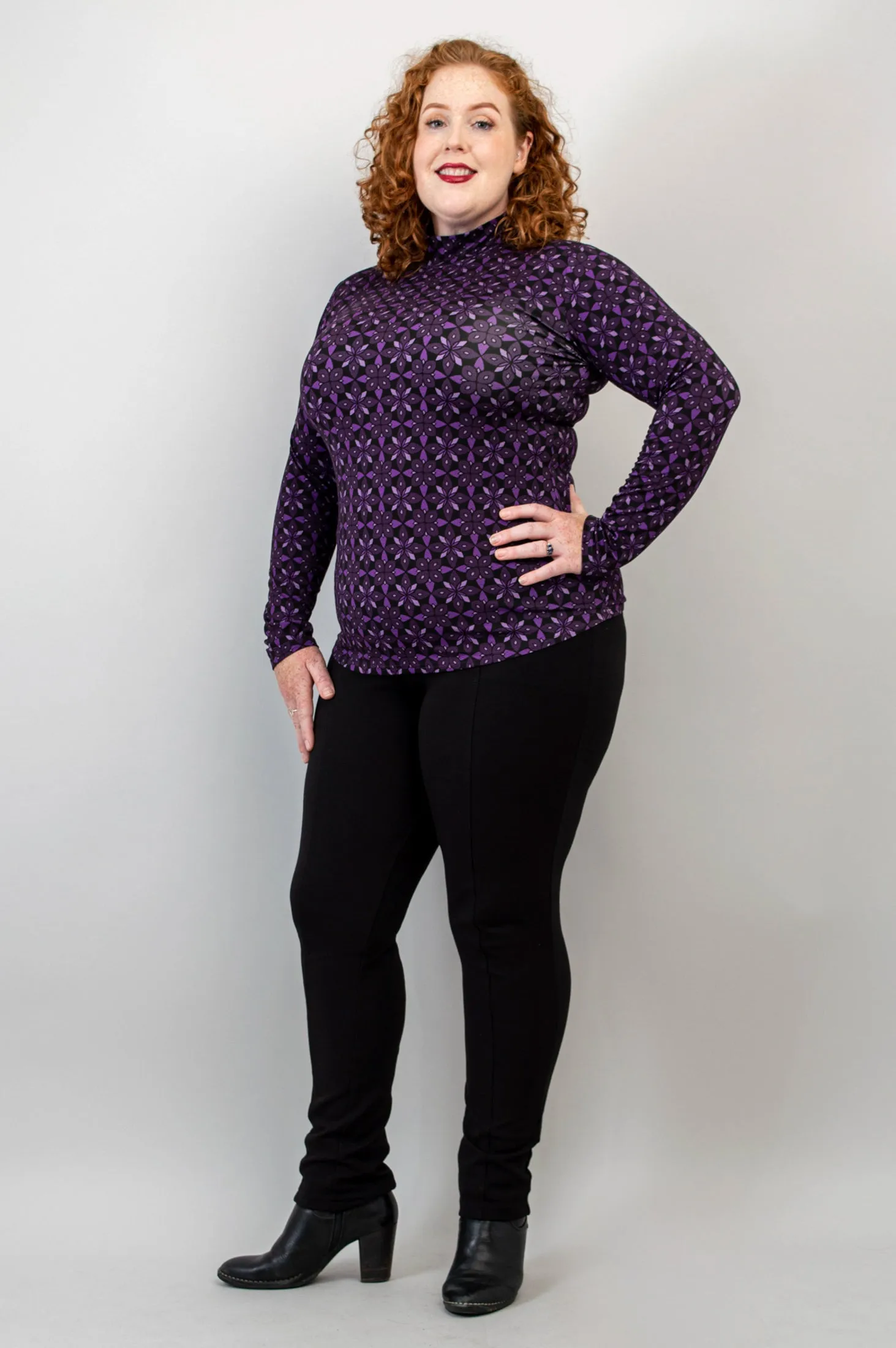 Tonya Top, Geo Flower, Bamboo - Final Sale sold by Blue Sky product image thumbnail 5