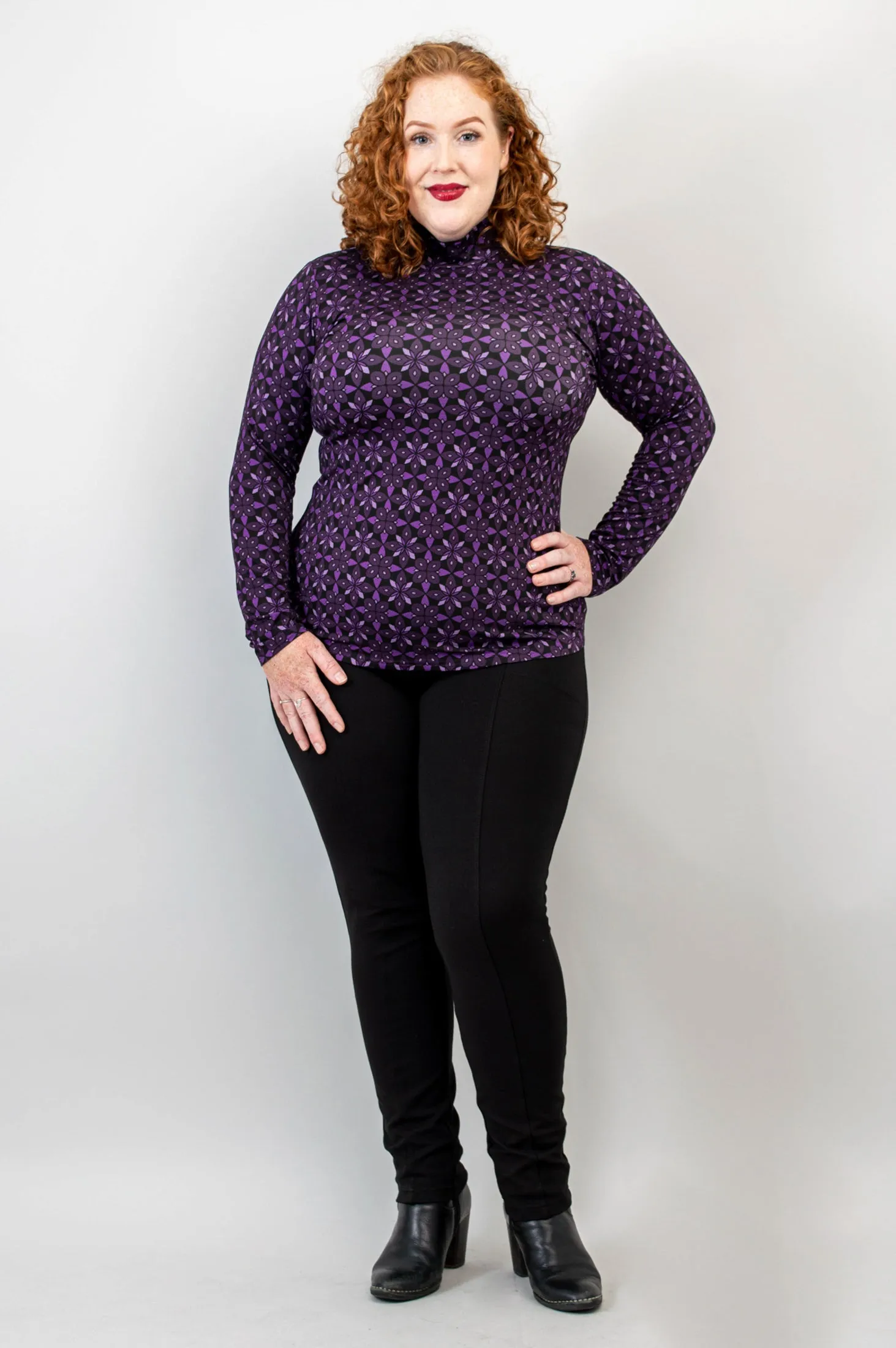 Tonya Top, Geo Flower, Bamboo - Final Sale sold by Blue Sky product image thumbnail 4