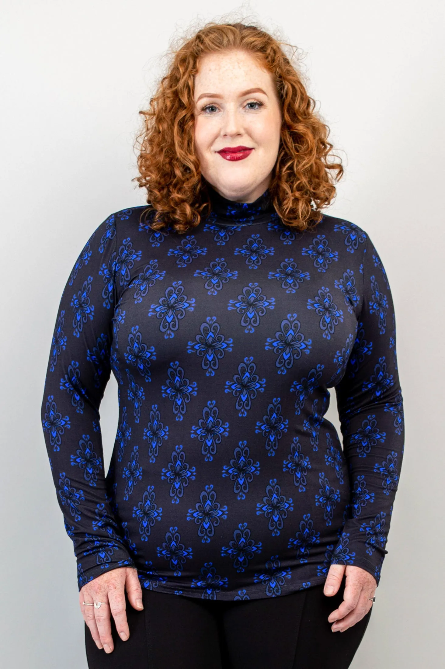 Tonya Top, Blue French, Bamboo -Final Sale sold by Blue Sky product image thumbnail 3