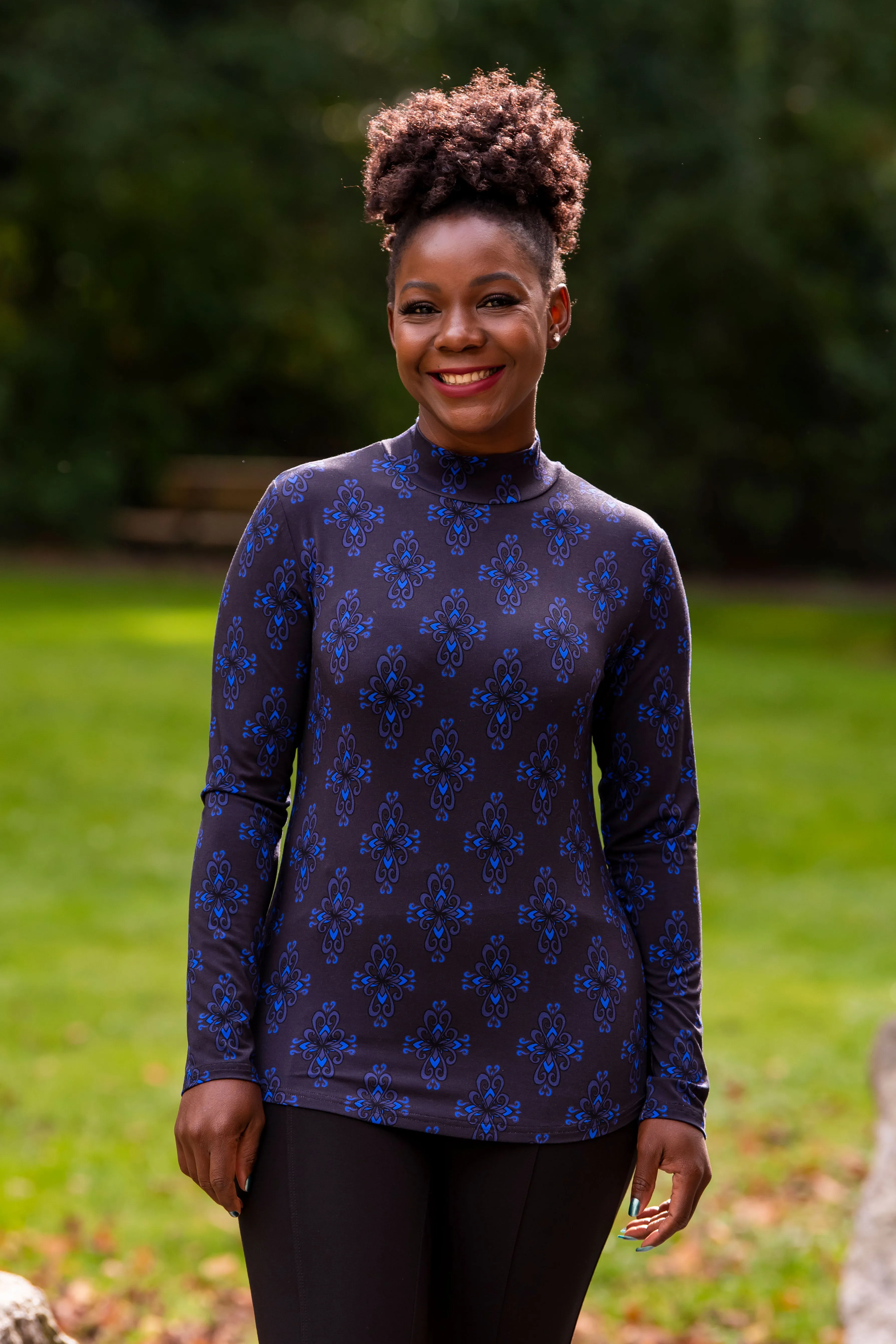 Tonya Top, Blue French, Bamboo -Final Sale sold by Blue Sky product image thumbnail 2