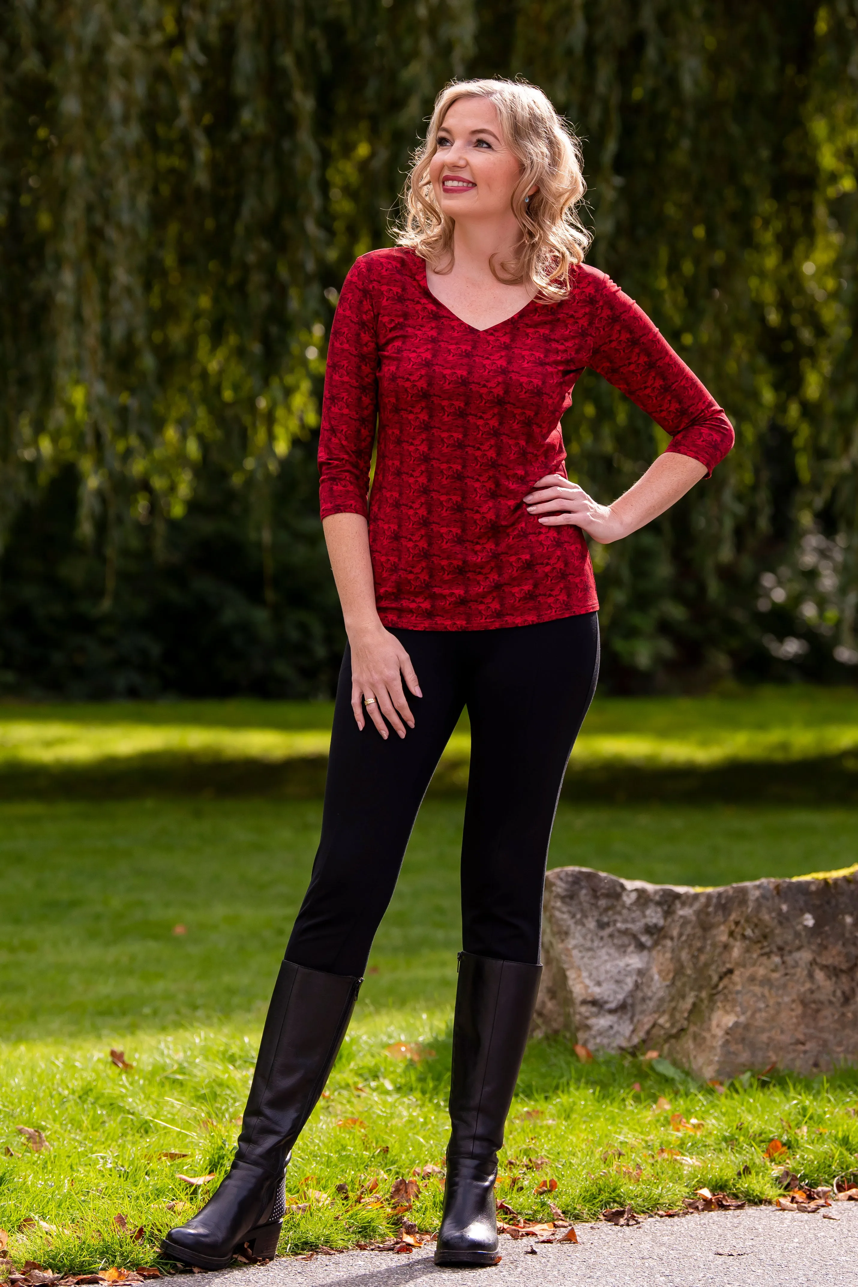Mia Top, Intro Vision, Bamboo - Final Sale sold by Blue Sky product image thumbnail 2