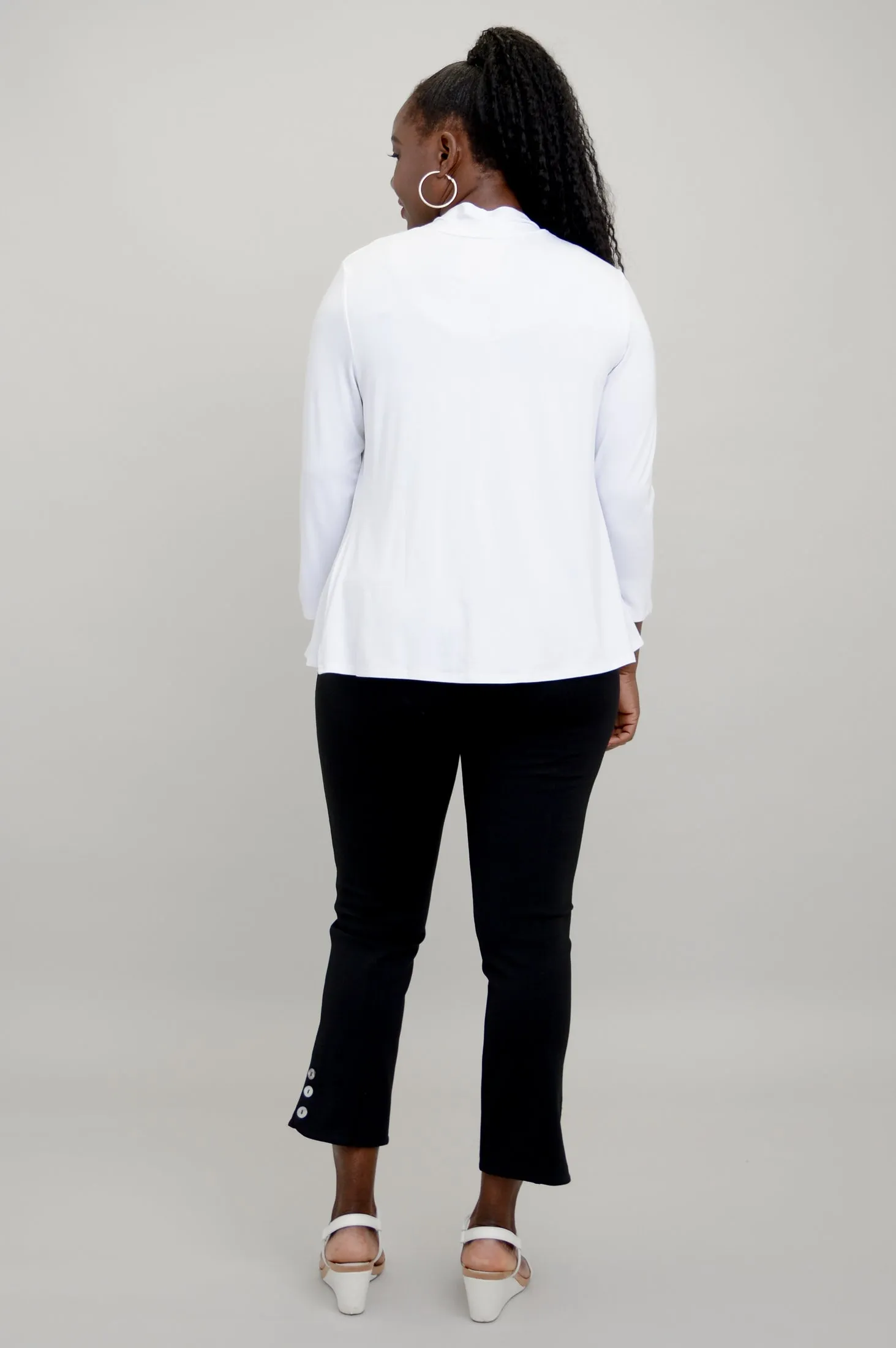 Kathy Jacket, White, Bamboo sold by Blue Sky product image thumbnail 5