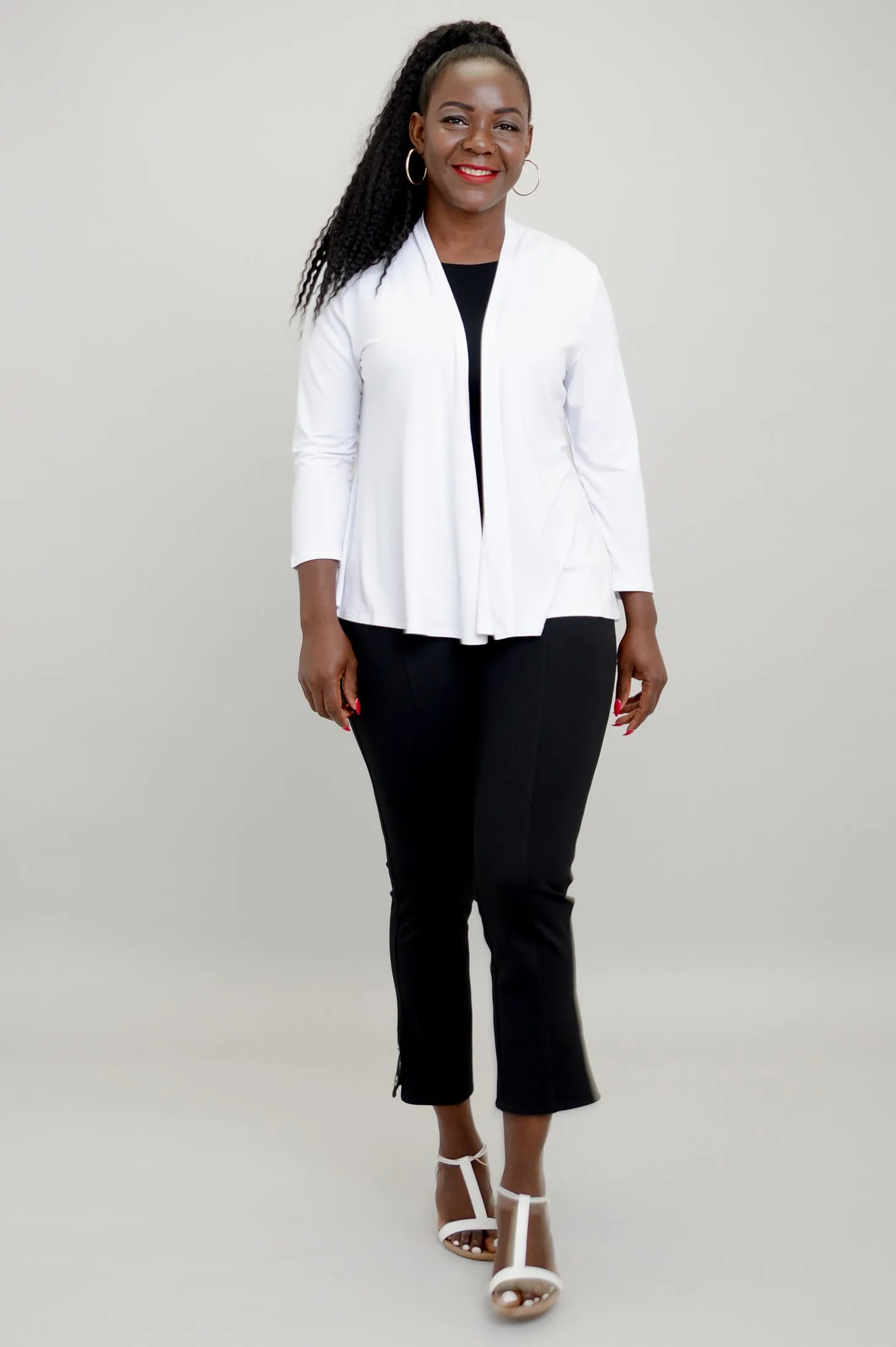 Kathy Jacket, White, Bamboo sold by Blue Sky product image thumbnail 2