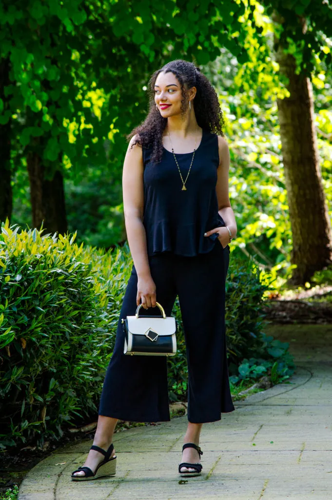 Ginny Tank, Black, Linen Bamboo sold by Blue Sky product image thumbnail 2