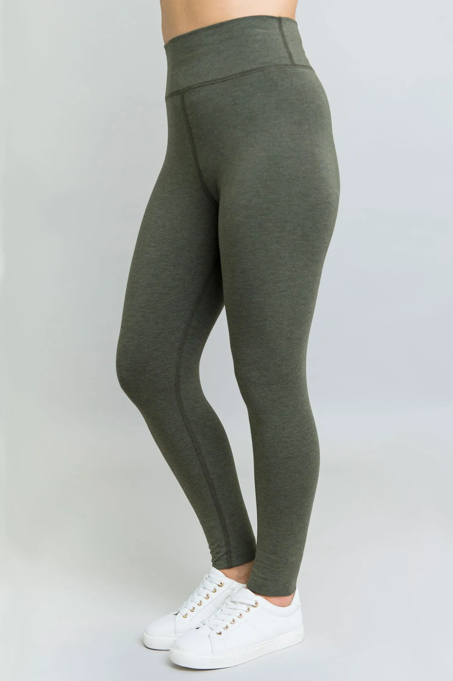 Riley Legging, Yarn Dye Khaki, Bamboo sold by Blue Sky product image thumbnail 2