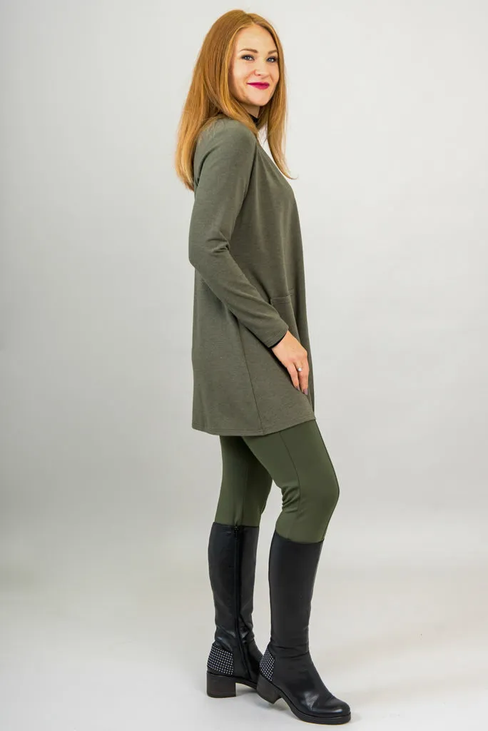 Pauline Jacket, Yarn Dye Khaki, Bamboo sold by Blue Sky product image thumbnail 4