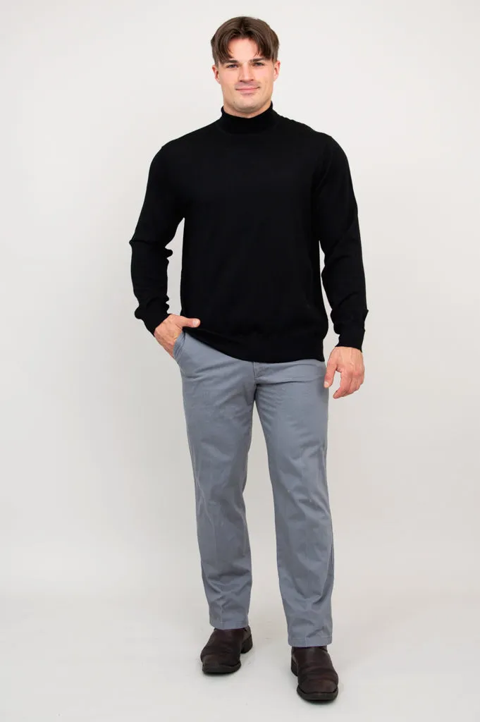Eric Sweater, Black, 100% Merino Wool sold by Blue Sky product image thumbnail 5