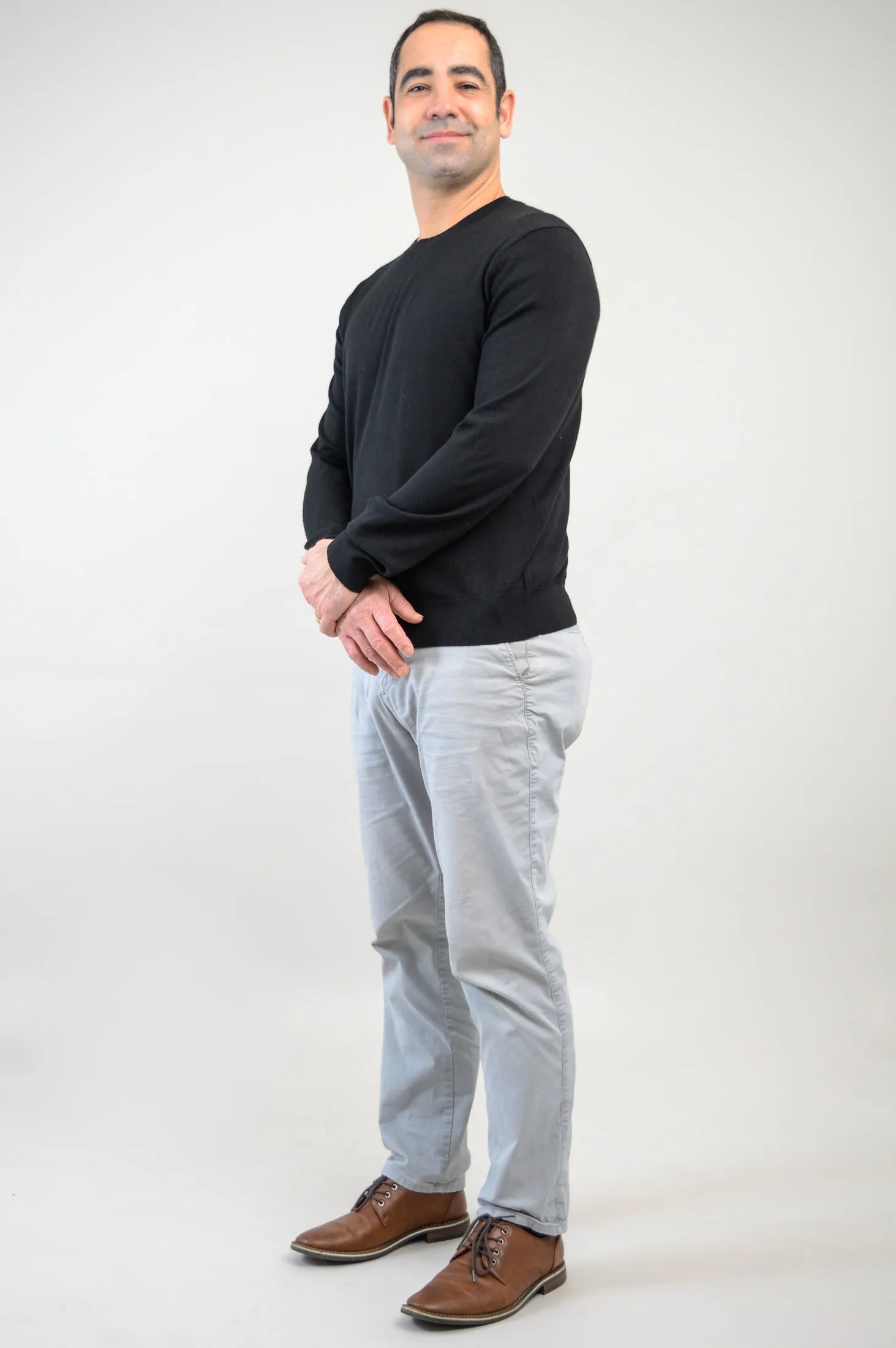 Fraser Sweater, Black, 100% Merino Wool sold by Blue Sky product image thumbnail 3