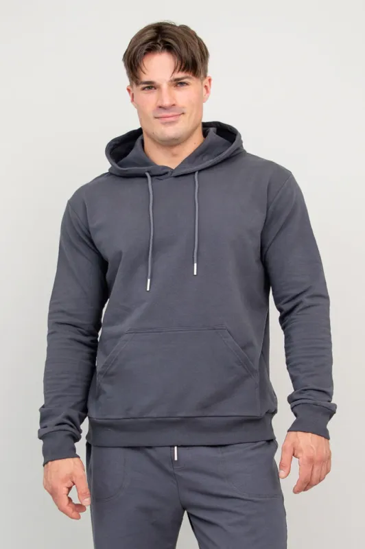 JoeJoe Hoodie, Charcoal, Cotton sold by Blue Sky