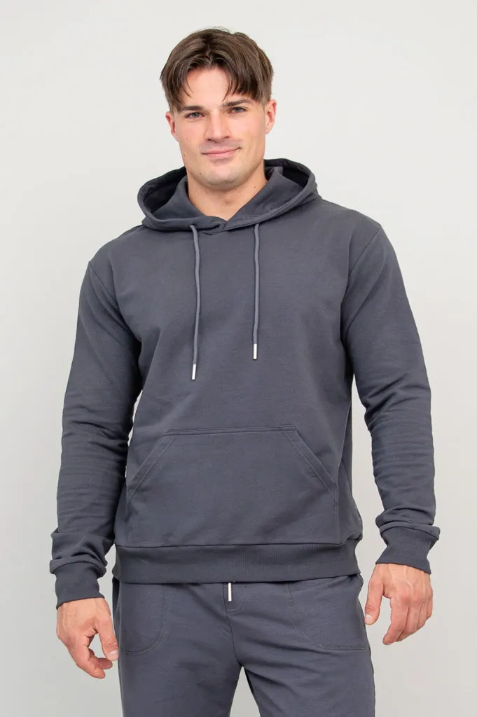 JoeJoe Hoodie, Charcoal, Cotton sold by Blue Sky