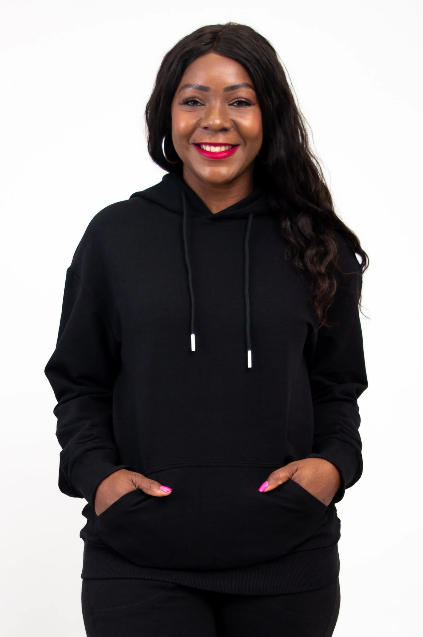 JoeJoe Hoodie, Black, Cotton - Final Sale sold by Blue Sky product image thumbnail 3