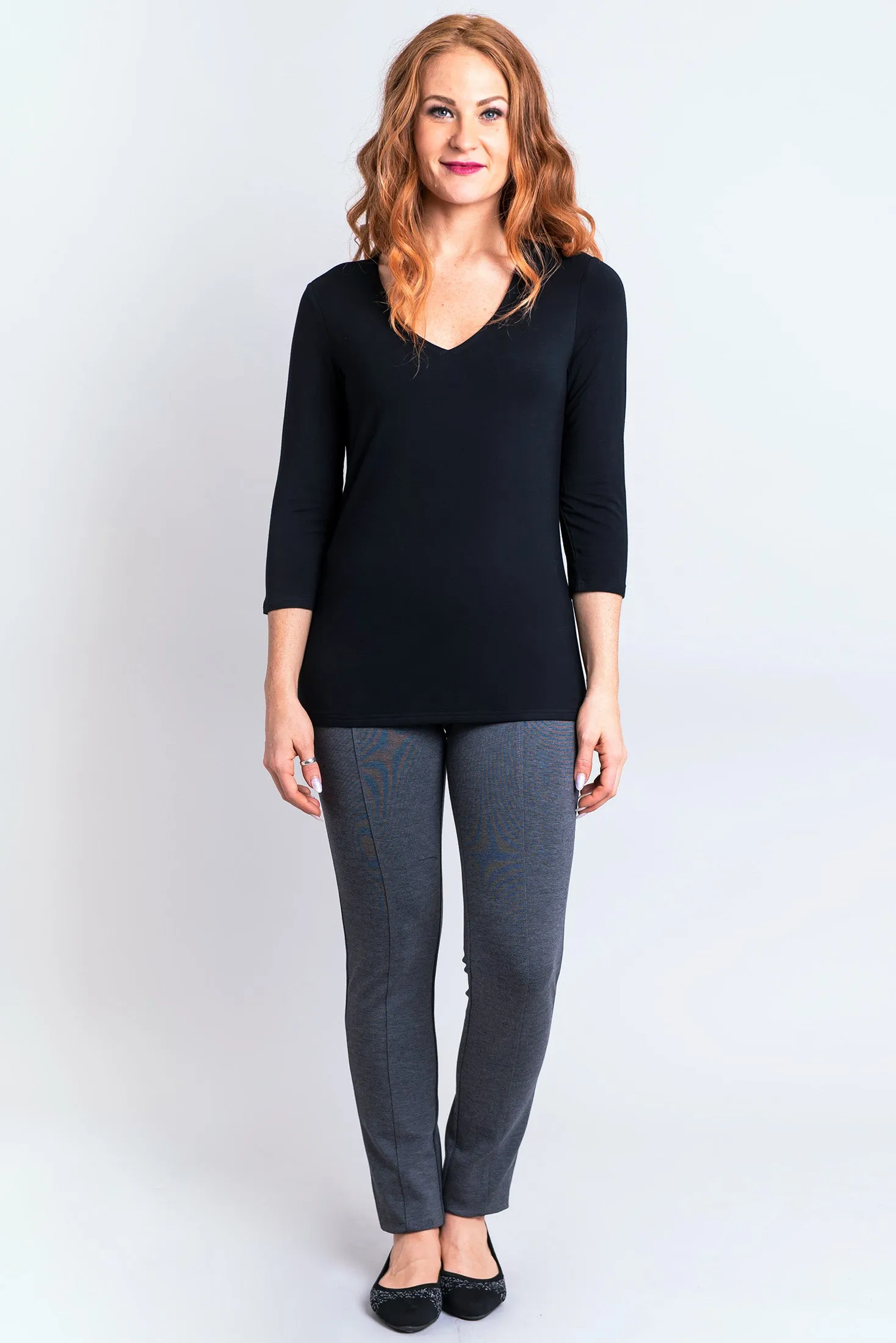 Mia Top, Black, Bamboo sold by Blue Sky product image thumbnail 3