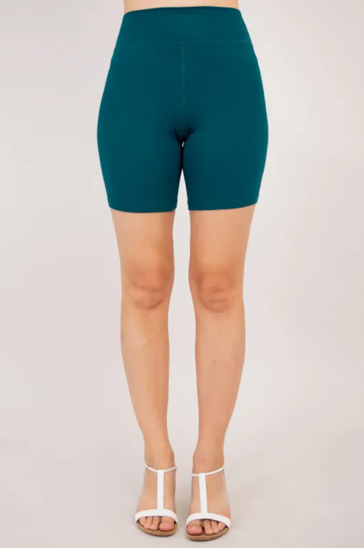 Hallie Shorts, Teal, Bamboo sold by Blue Sky