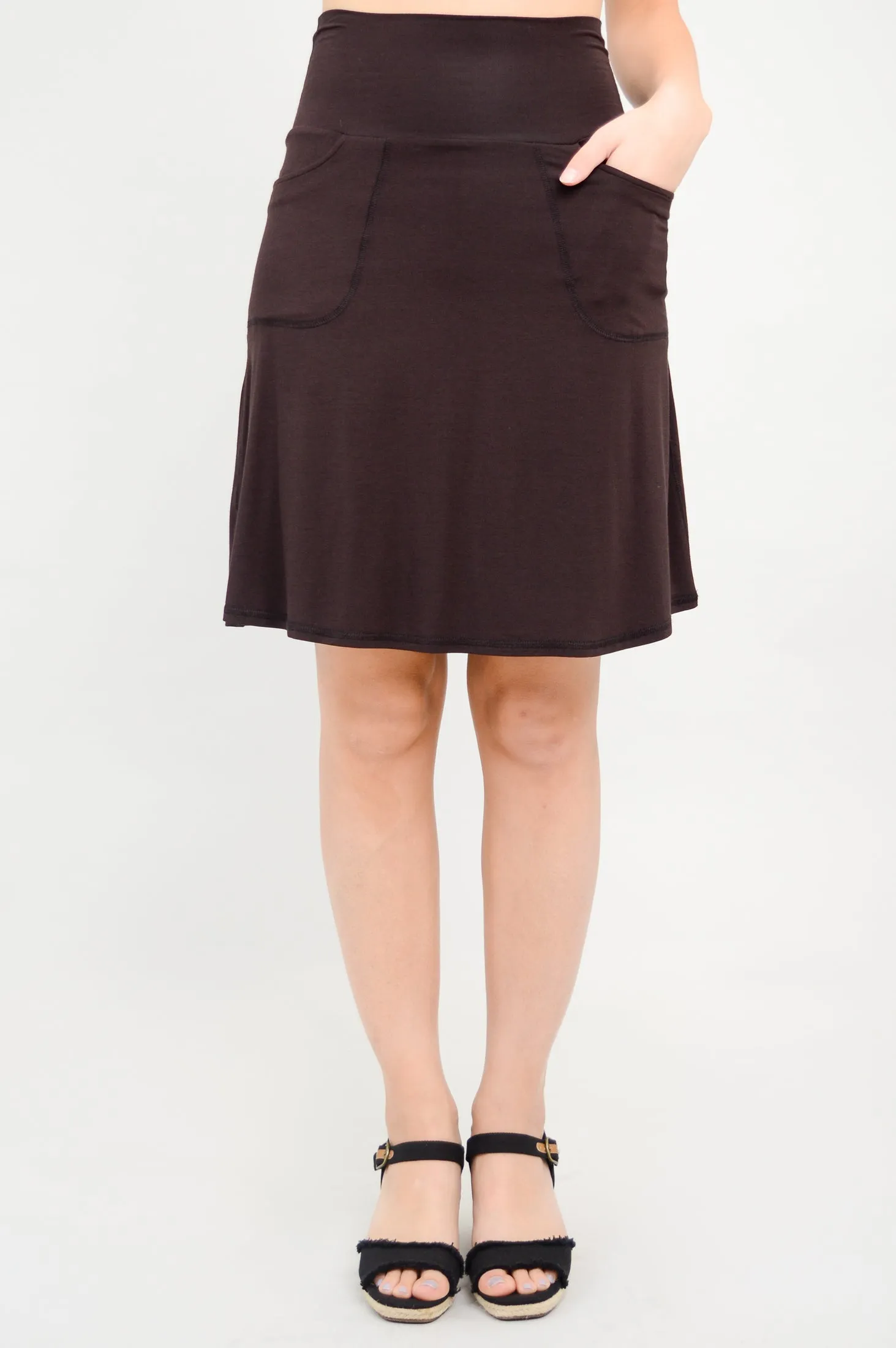 Magna Skort, Coffee, Bamboo sold by Blue Sky product image thumbnail 2