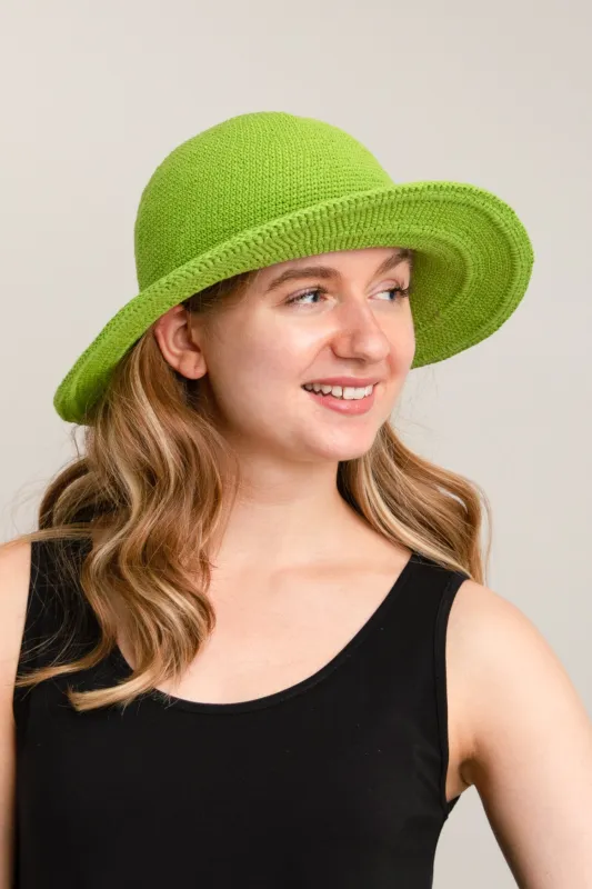 Lime Hat, Cotton sold by Blue Sky