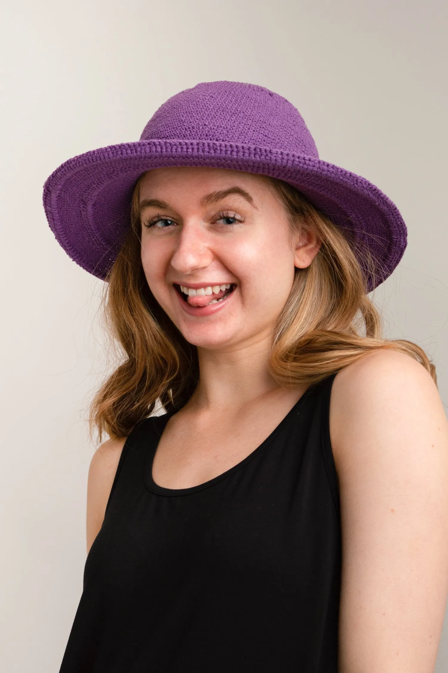 Purple Hat, Cotton sold by Blue Sky