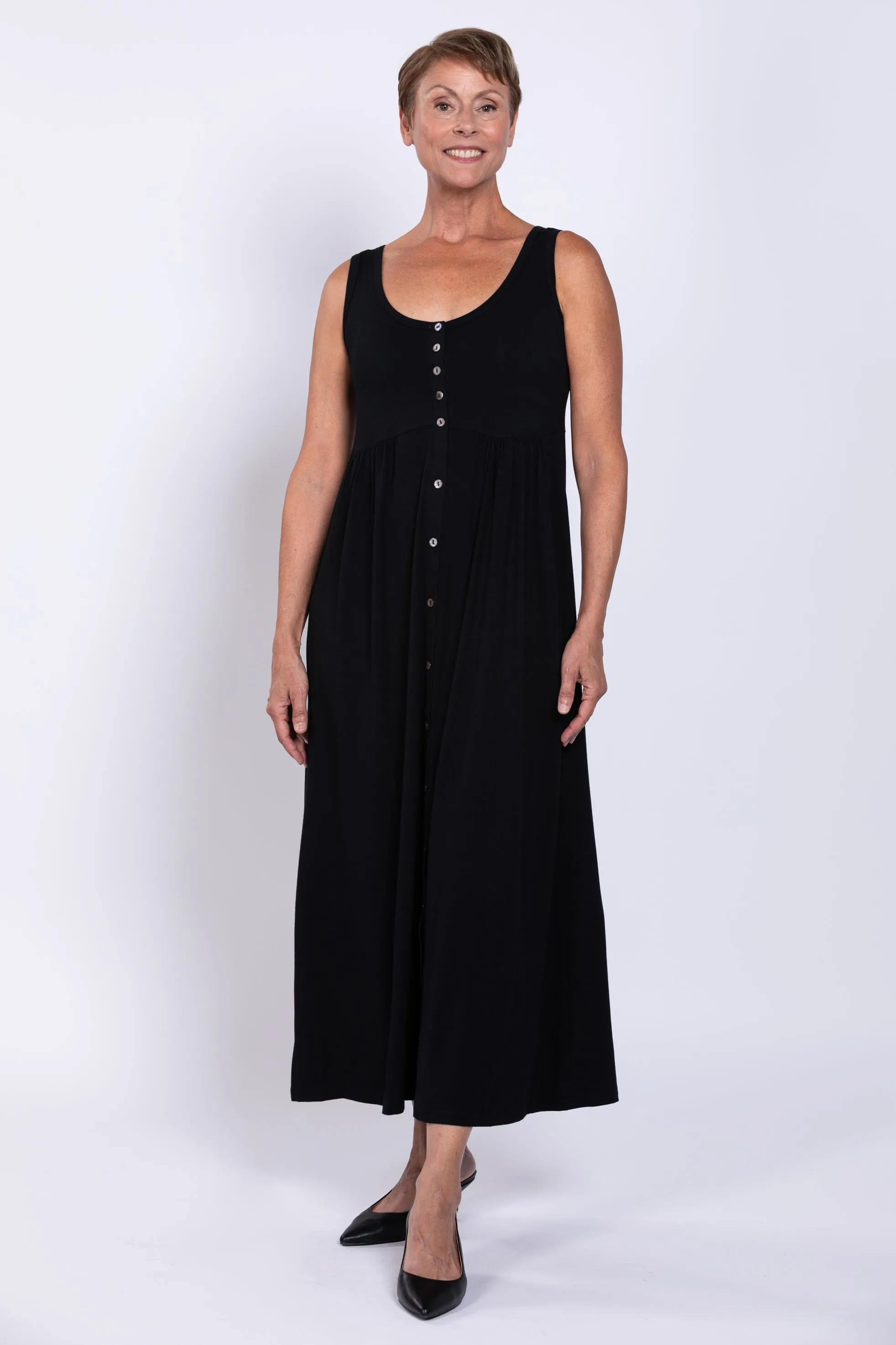 Liane Sleeveless Dress, Black, Bamboo sold by Blue Sky product image thumbnail 2