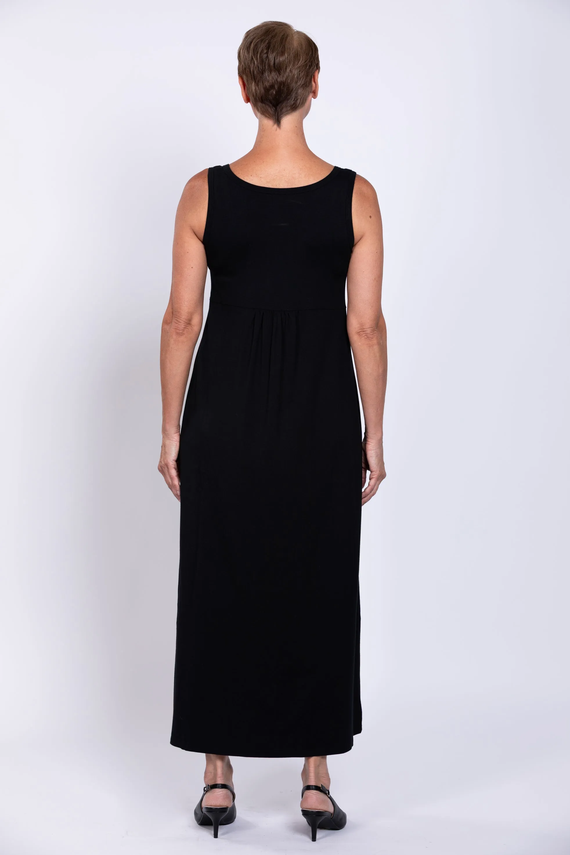 Liane Sleeveless Dress, Black, Bamboo sold by Blue Sky product image thumbnail 5