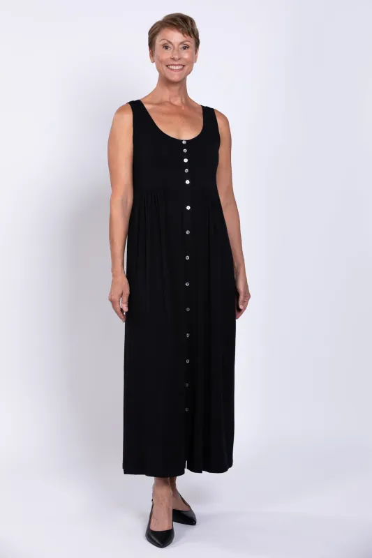 Liane Sleeveless Dress, Black, Bamboo sold by Blue Sky