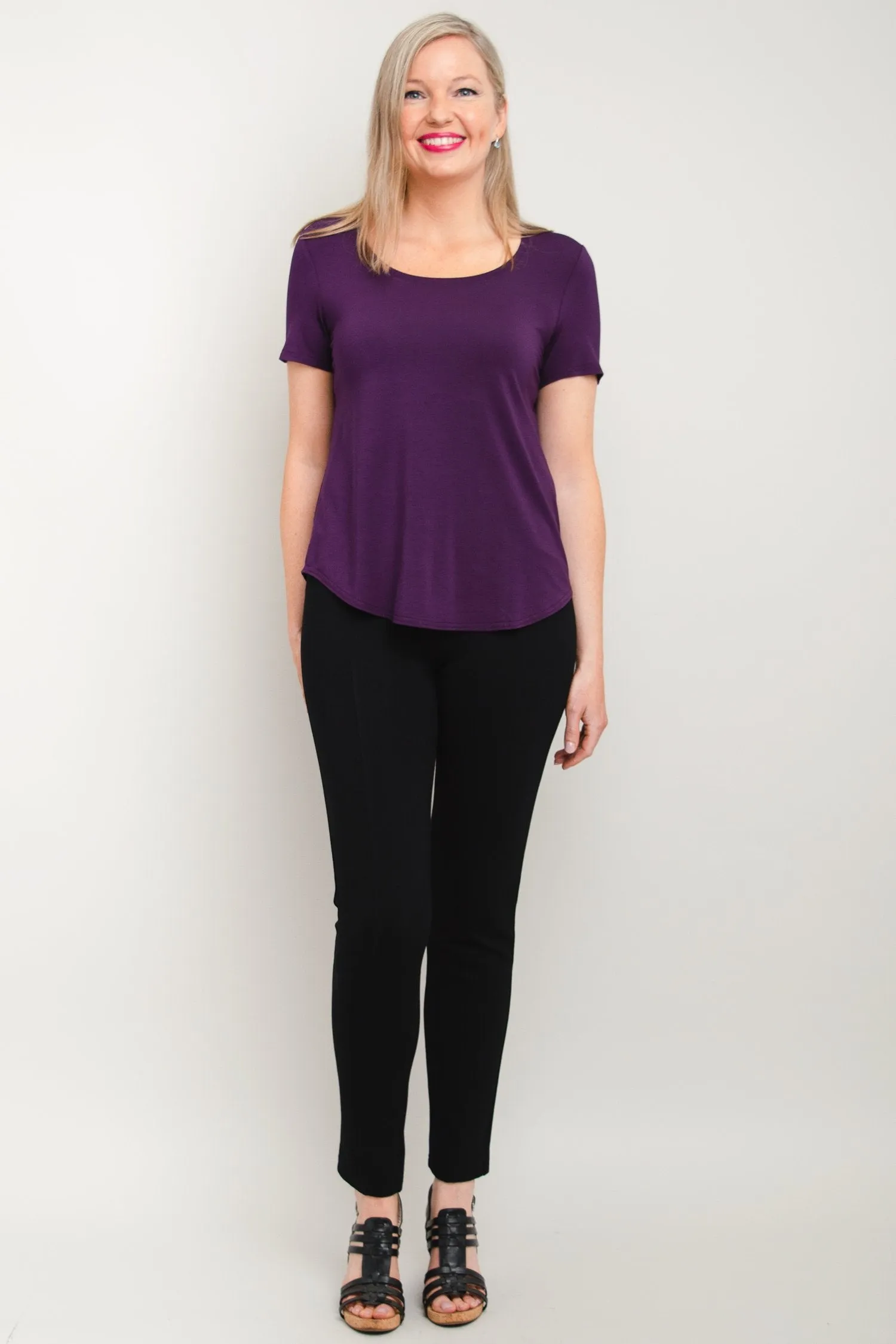 Tessa Tee, Royale, Bamboo sold by Blue Sky product image thumbnail 3