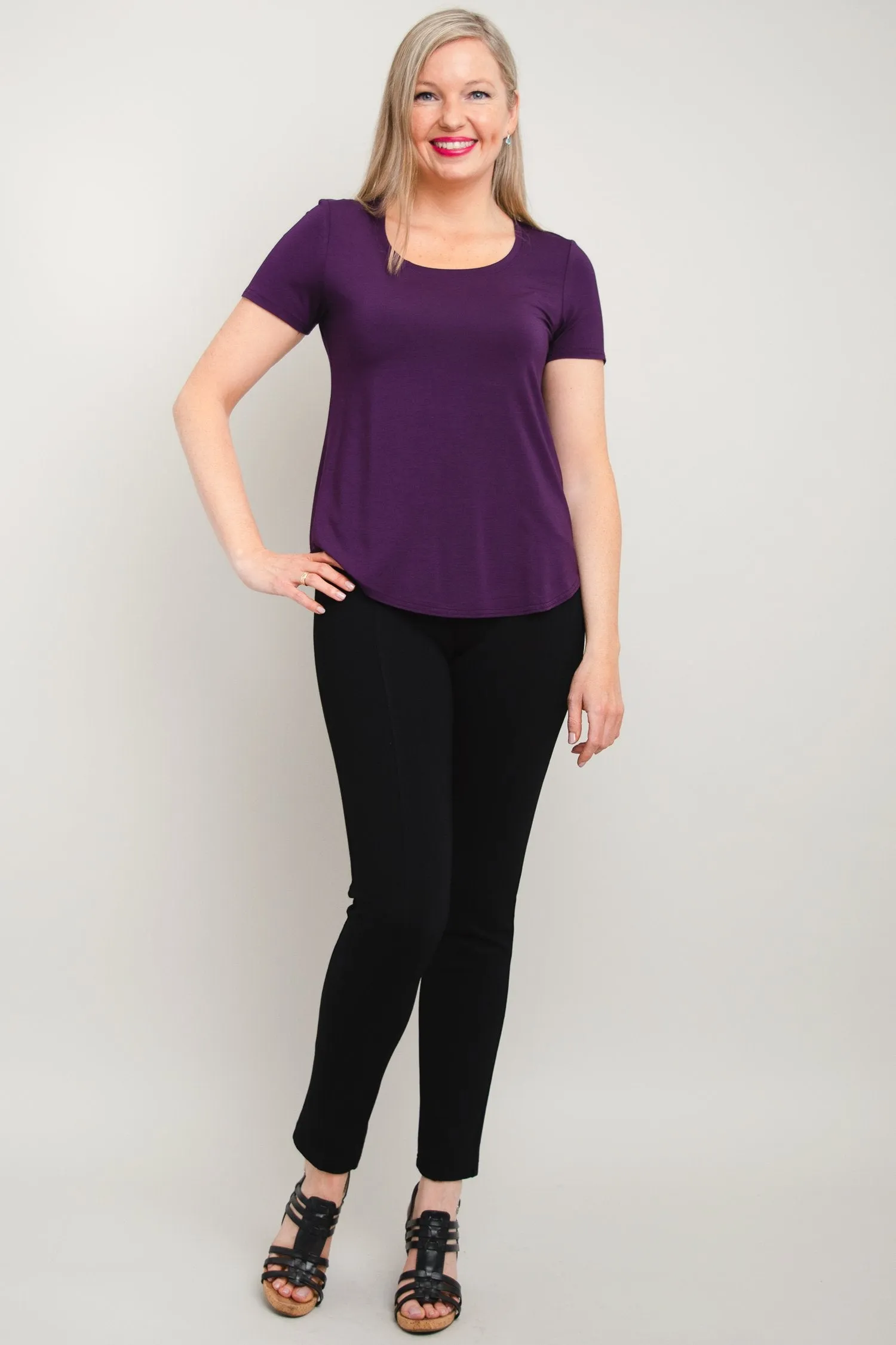 Tessa Tee, Royale, Bamboo sold by Blue Sky product image thumbnail 2