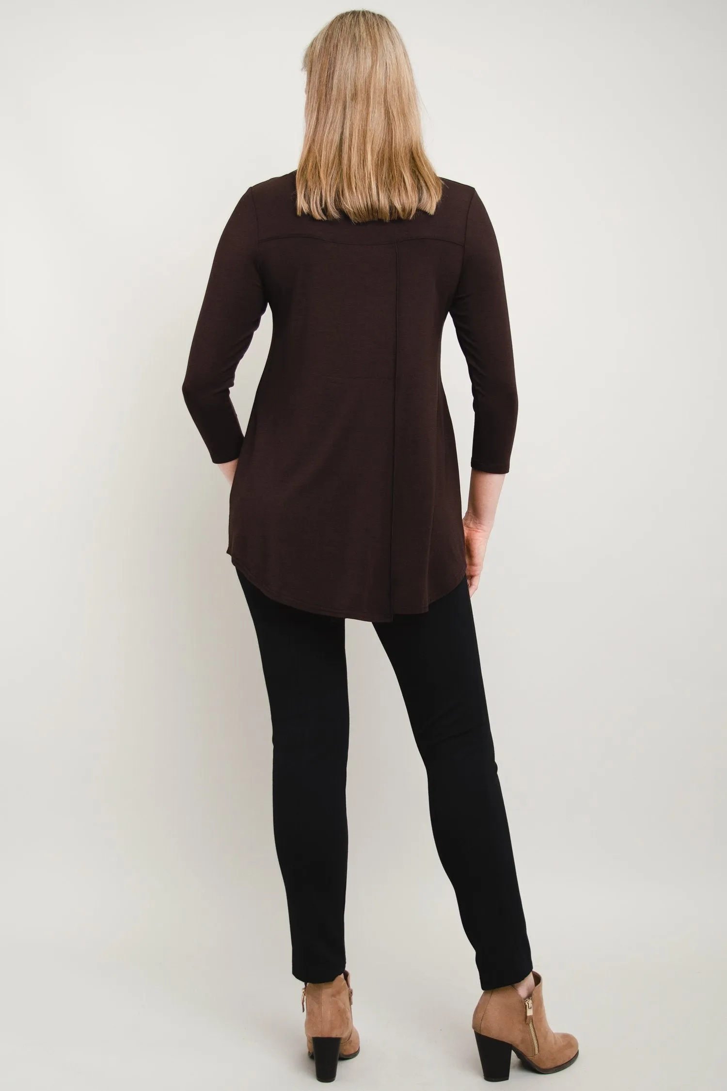 Franny Top, Coffee, Bamboo- Final Sale sold by Blue Sky product image thumbnail 5