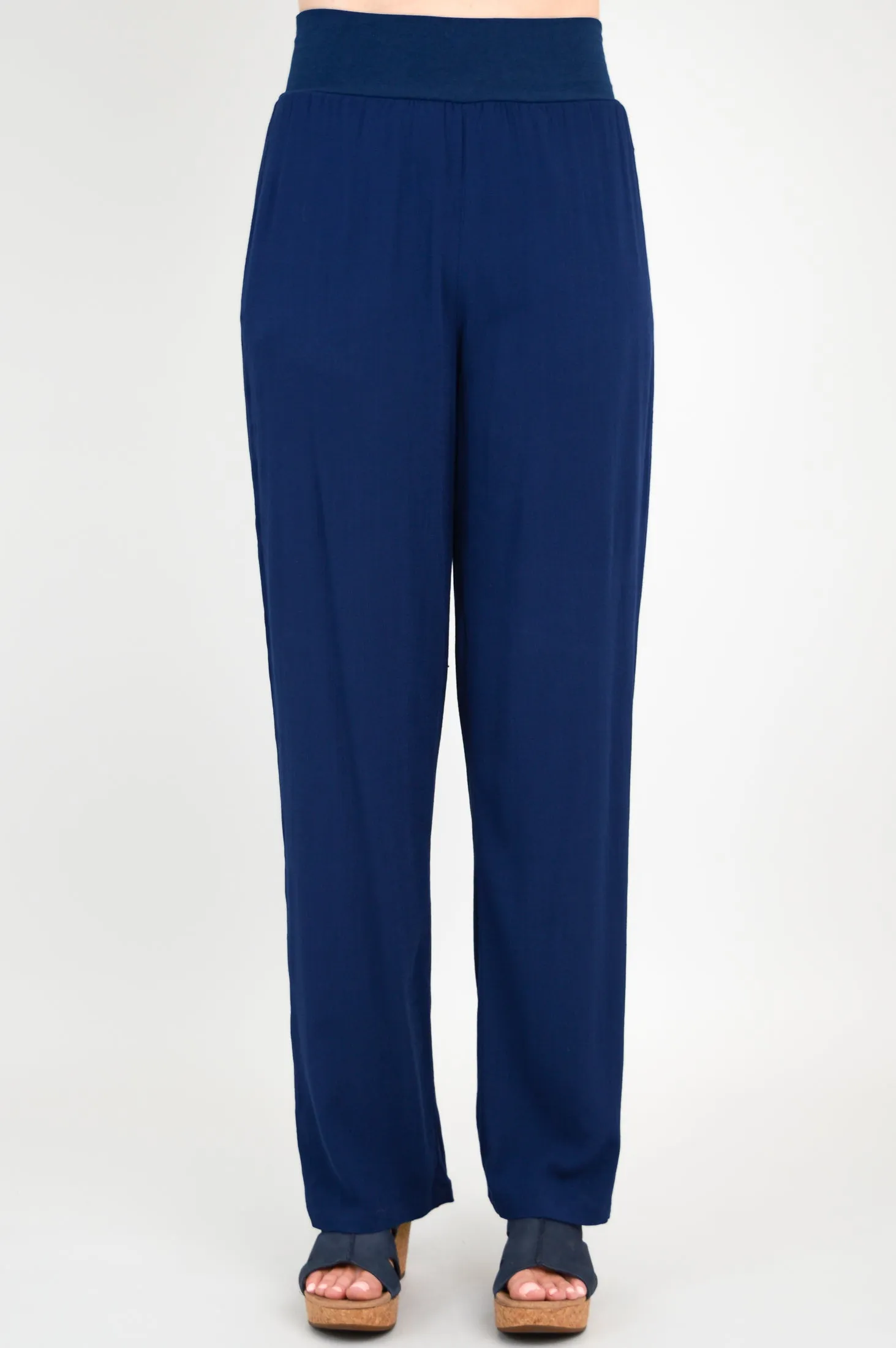 Landon Pant, Indigo, Linen Bamboo sold by Blue Sky product image thumbnail 5