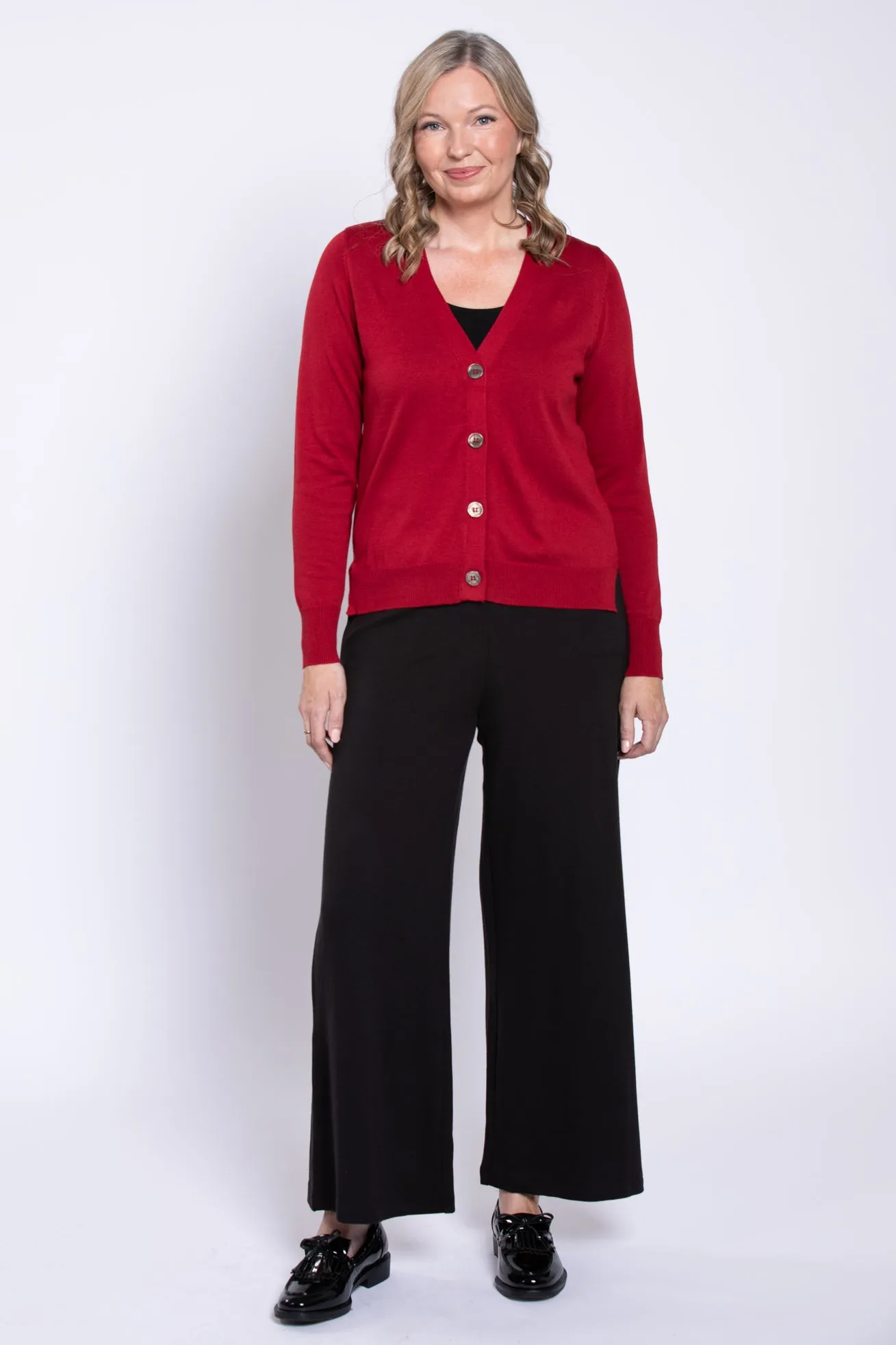 Jessica Sweater, Lipstick, Bamboo Cotton sold by Blue Sky product image thumbnail 3