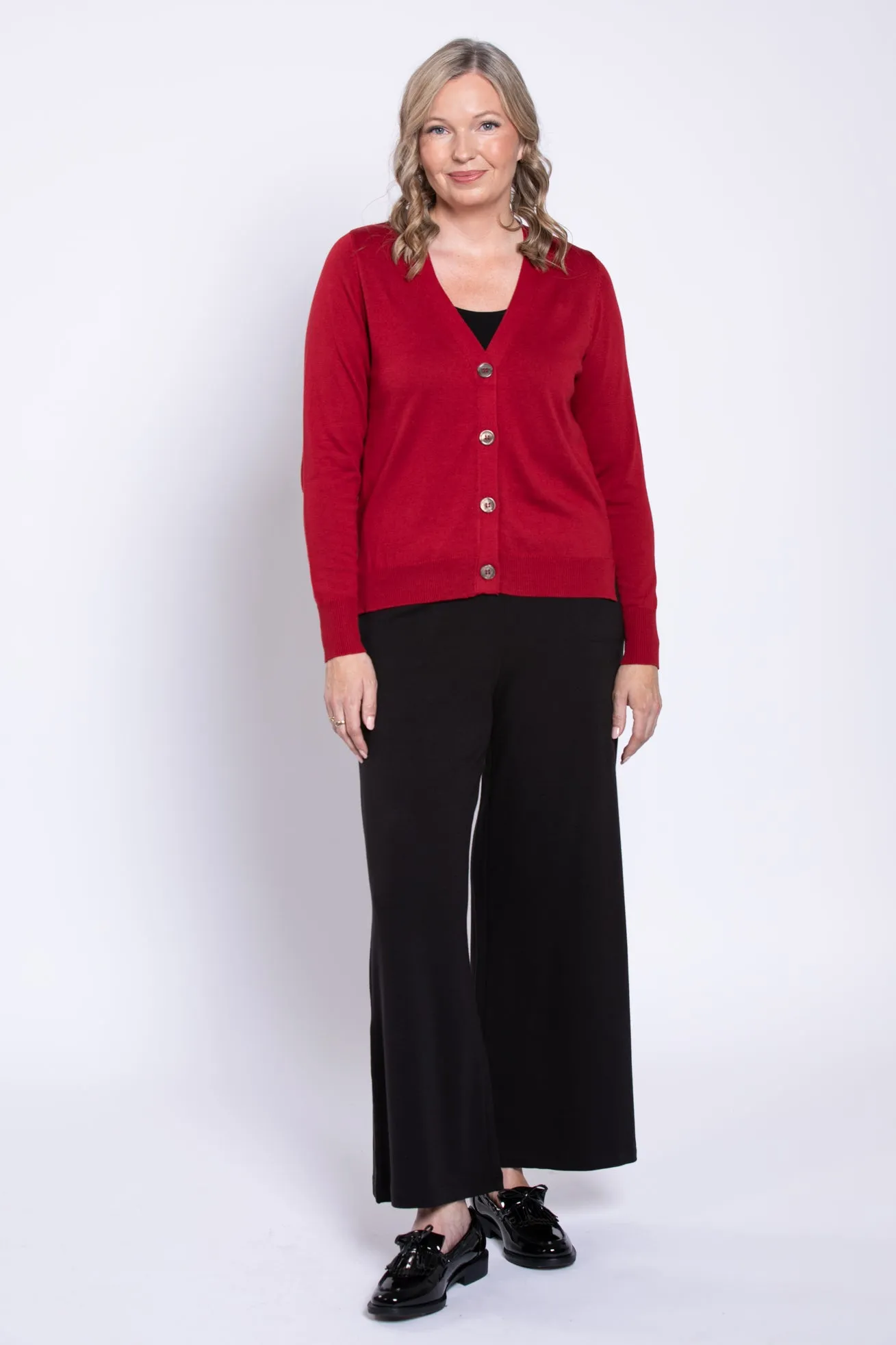 Jessica Sweater, Lipstick, Bamboo Cotton sold by Blue Sky product image thumbnail 2