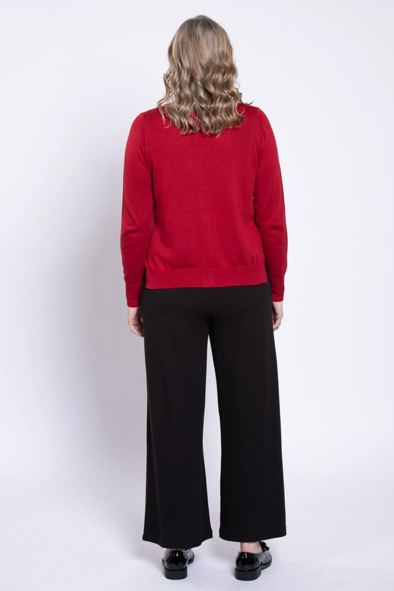 Jessica Sweater, Lipstick, Bamboo Cotton sold by Blue Sky product image thumbnail 5