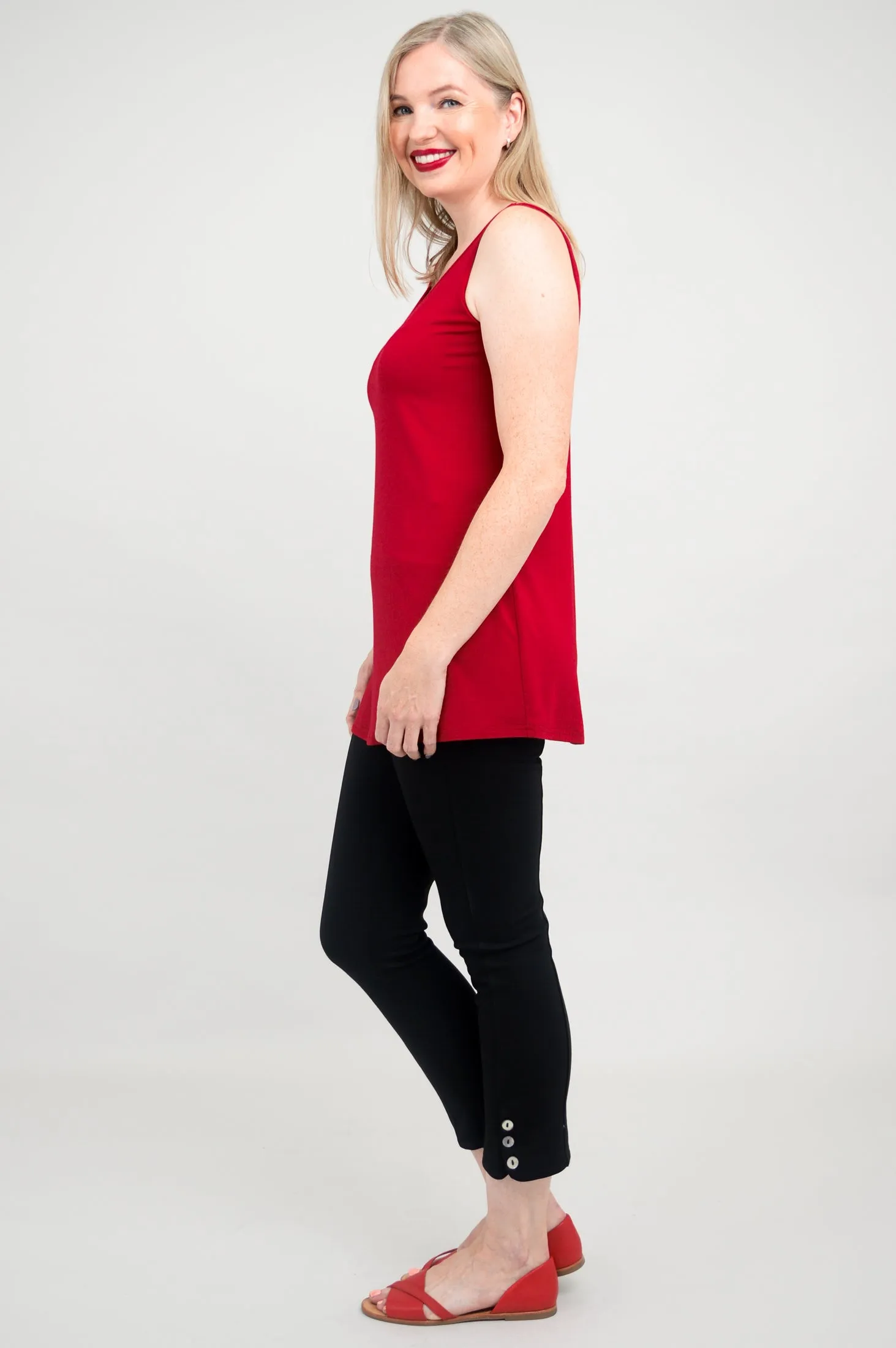 Relaxed Tank, Lipstick, Bamboo - Final Sale sold by Blue Sky product image thumbnail 4