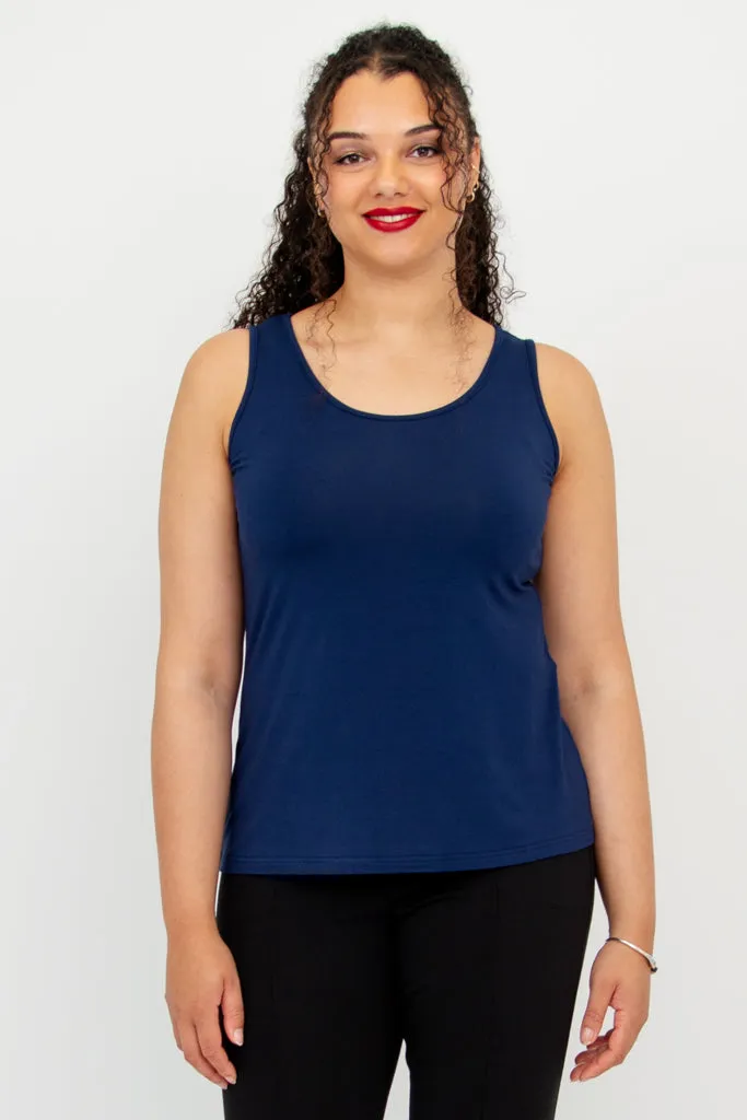 Avalon Tank, Indigo, Bamboo sold by Blue Sky product image thumbnail 2