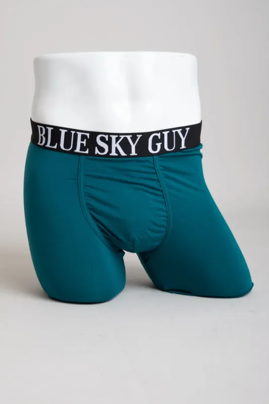 Middle Man, Teal, Bamboo sold by Blue Sky