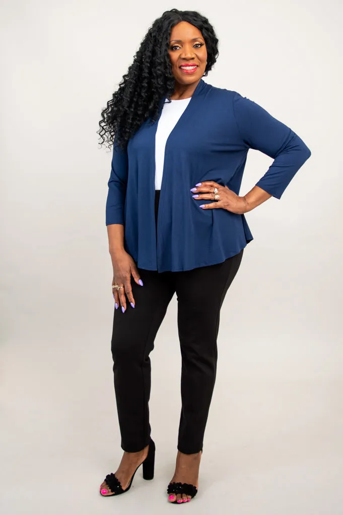 Kathy Jacket, Indigo, Bamboo sold by Blue Sky product image thumbnail 5