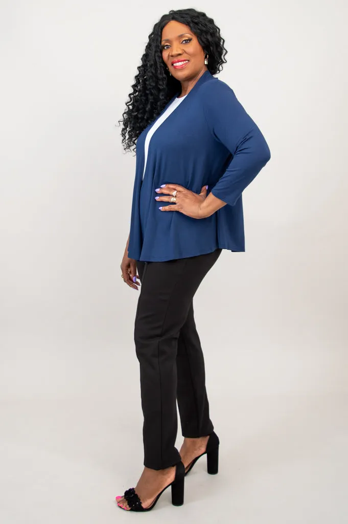 Kathy Jacket, Indigo, Bamboo sold by Blue Sky product image thumbnail 3