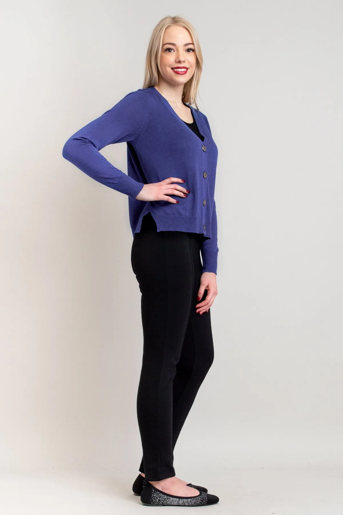 Jessica Sweater, Deep Blue, Bamboo Cotton sold by Blue Sky product image thumbnail 3